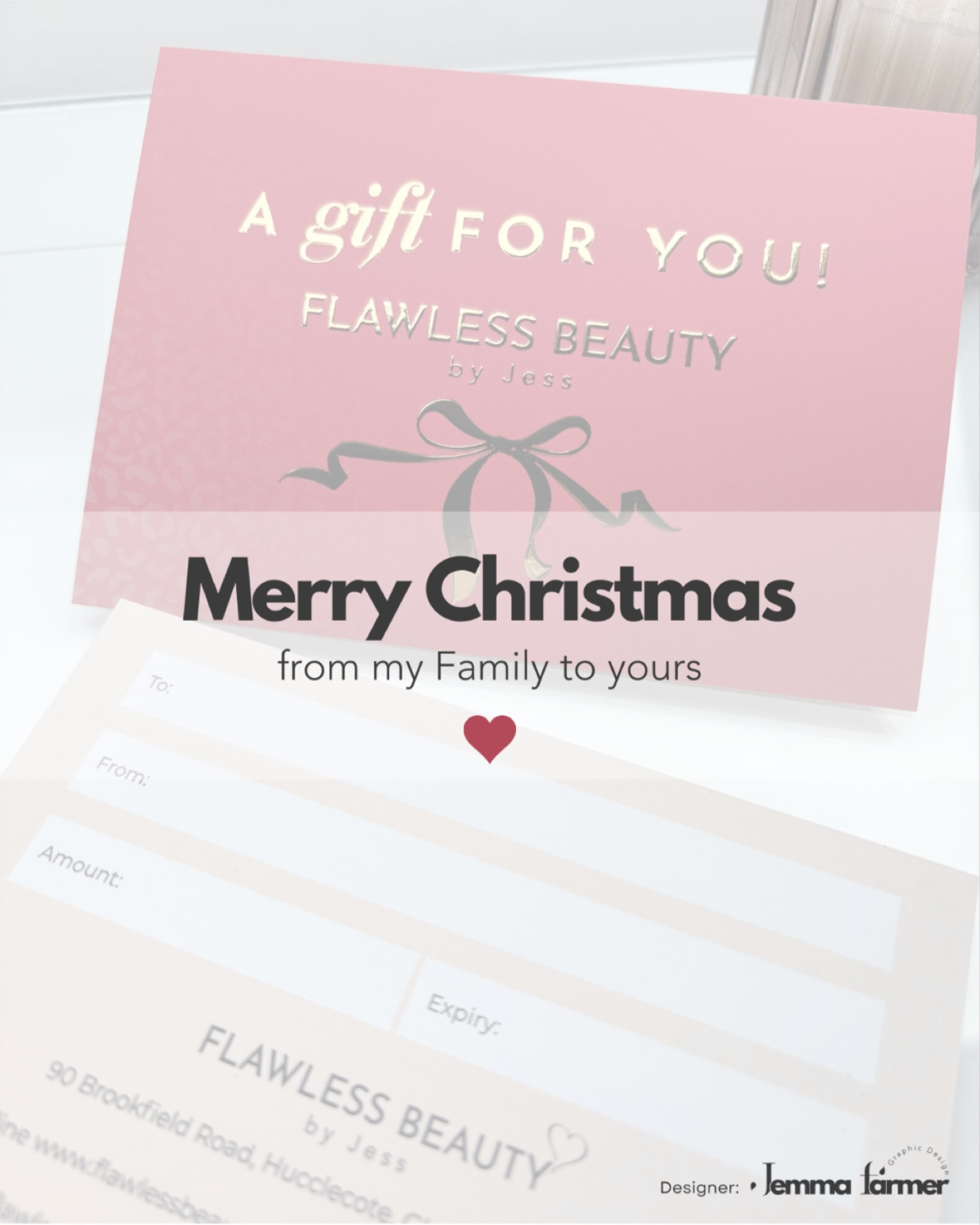 Another year of designing, and I am forever grateful for the loyalty from you all.
It’s always my pleasure to cheer your businesses on and see them grow, while you continue to recommend me and drop into my inbox just to check in.
I may work on my own, but you’re the best dream team I could ask for.
Merry Christmas to you all, and I’m sending my love to those missing loved ones 🤍