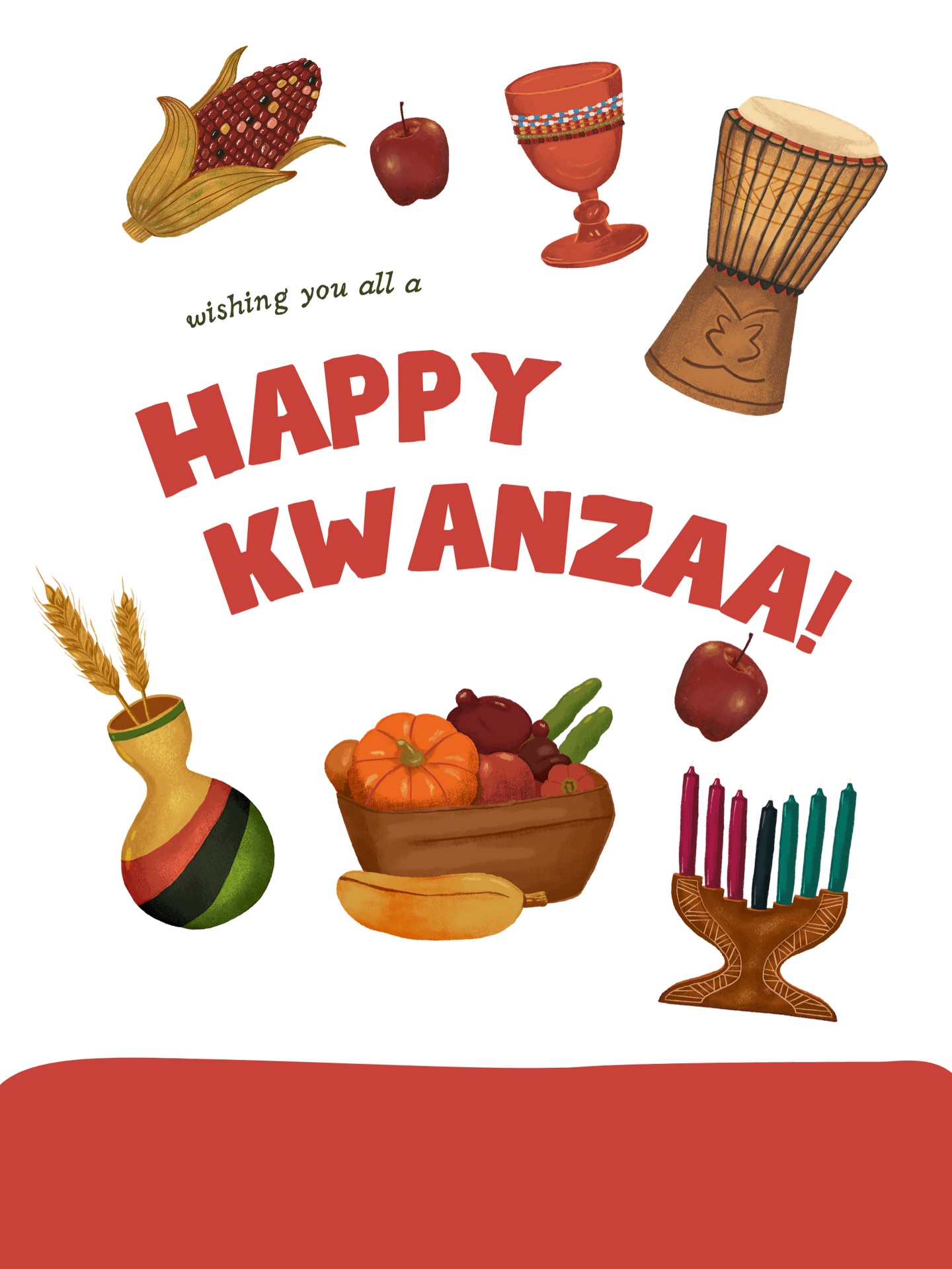 Happy Kwanzaa! May the seven principles bring light, unity, and hope to your season. ✨🕯️