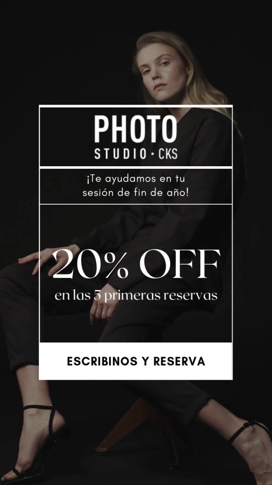 ¡Te ayudamos a prepararte para fin de año!
Aprovecha esta promoción y prepara tu Lookbook, catálogo de productos o campaña navideña para deslumbrar a tus clientes!
No dejes la calidad de tus fotos/videos al azar. Confía en el entorno profesional y versátil de CKS Photo Studio 😉
#sanisidro #buenosaires #zonanorte