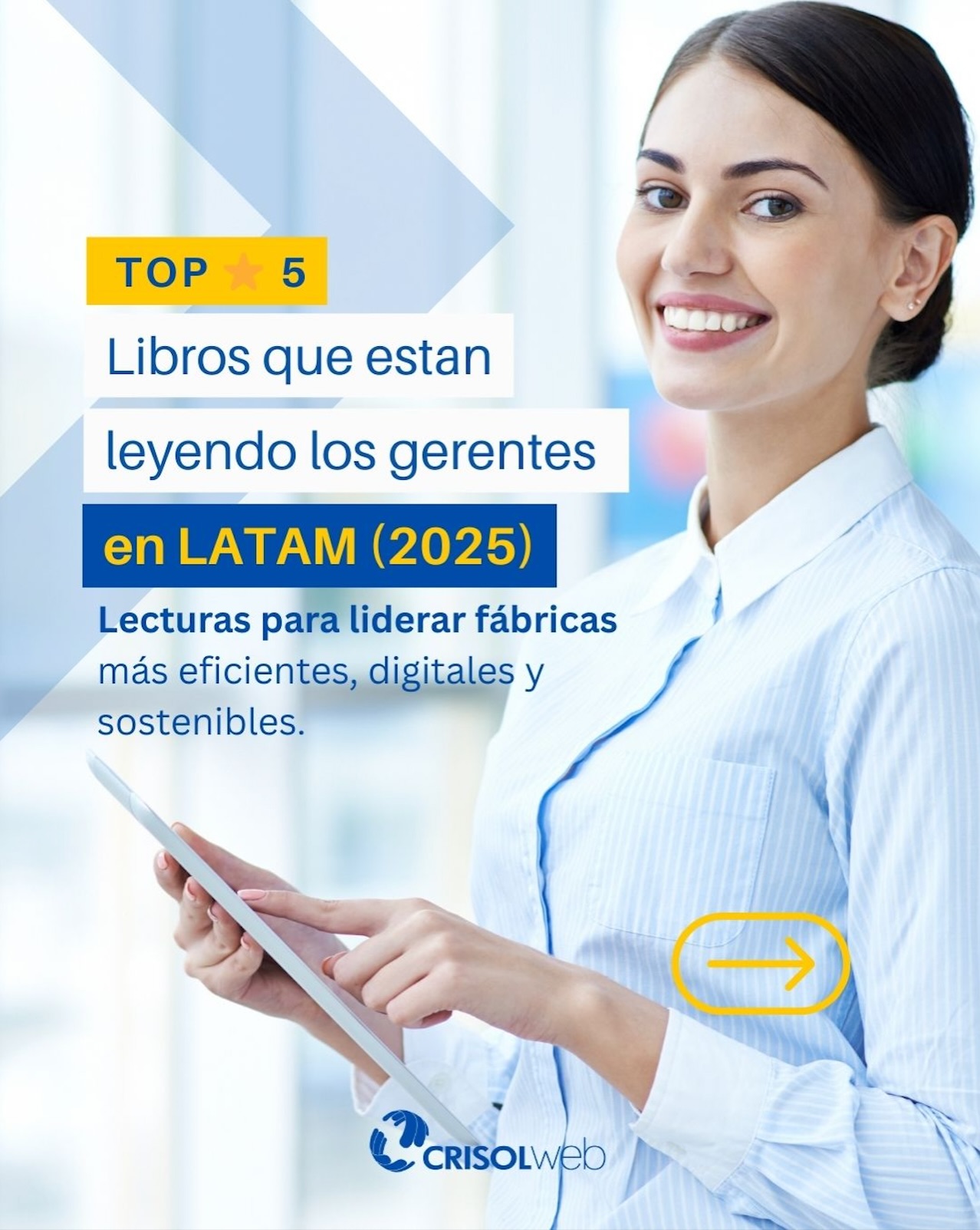 Los libros que están leyendo los gerentes más efectivos de LATAM en 2025
Si diriges una planta, sabes que la eficiencia, la digitalización y la optimización constante empiezan por la mentalidad.
Estas lecturas están transformando la forma en que los líderes de manufactura toman decisiones y gestionan sus operaciones.
¿Cuál de estos has leído? ¿Cuál agregarías?
#ManufacturaLATAM #Gerencia #Producción #Operaciones #LeanManufacturing #OKRs #CrisolWeb