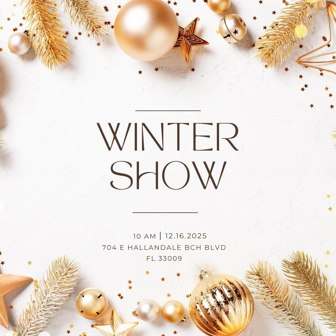 Our winter show is right around the corner! 💫 #holidayseason
