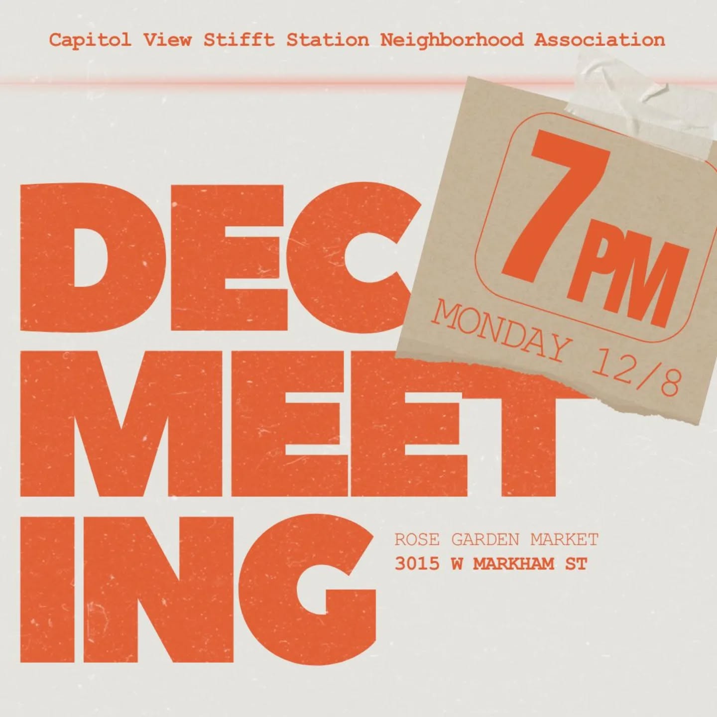 This month we will be nominating officers for 2026, learning about the Arkansas Community Advocates Community Cafe, and have extra time to mingle & celebrate the holidays.