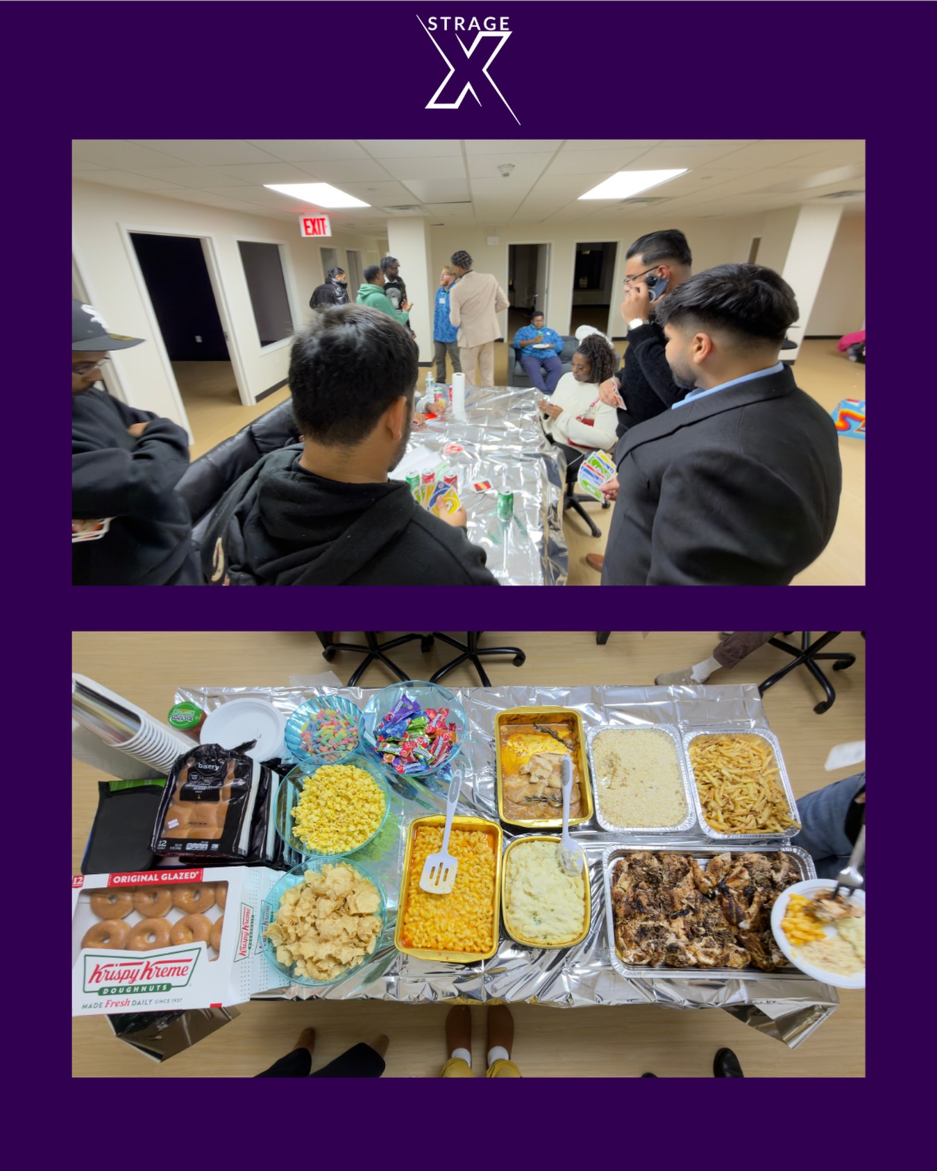 Grateful for growth, grateful for wins, but most of all — grateful for the people who make StrageX feel like family. 🦃💜
Office Thanksgiving was a success. More memories, more connection, more reasons to keep pushing together.