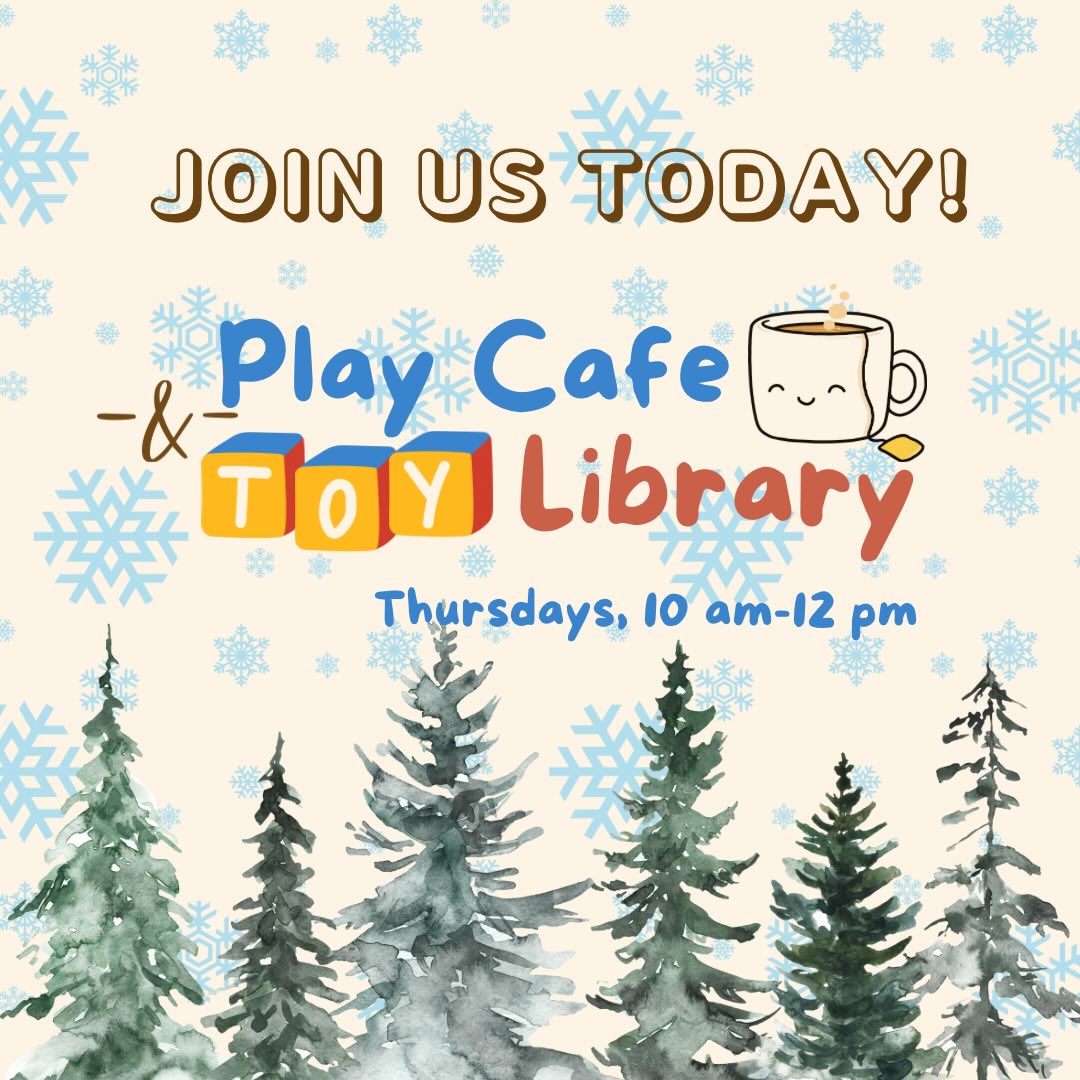 Join us this morning for one last Play Cafe & Toy Library before Christmas. We’d love to see you there!
#playcafe #toylibrary #yeg #yegfamily #parents #edmontontemple #yegkids #coffee #edmontontoys #coldweather #winter #free #familyfunday