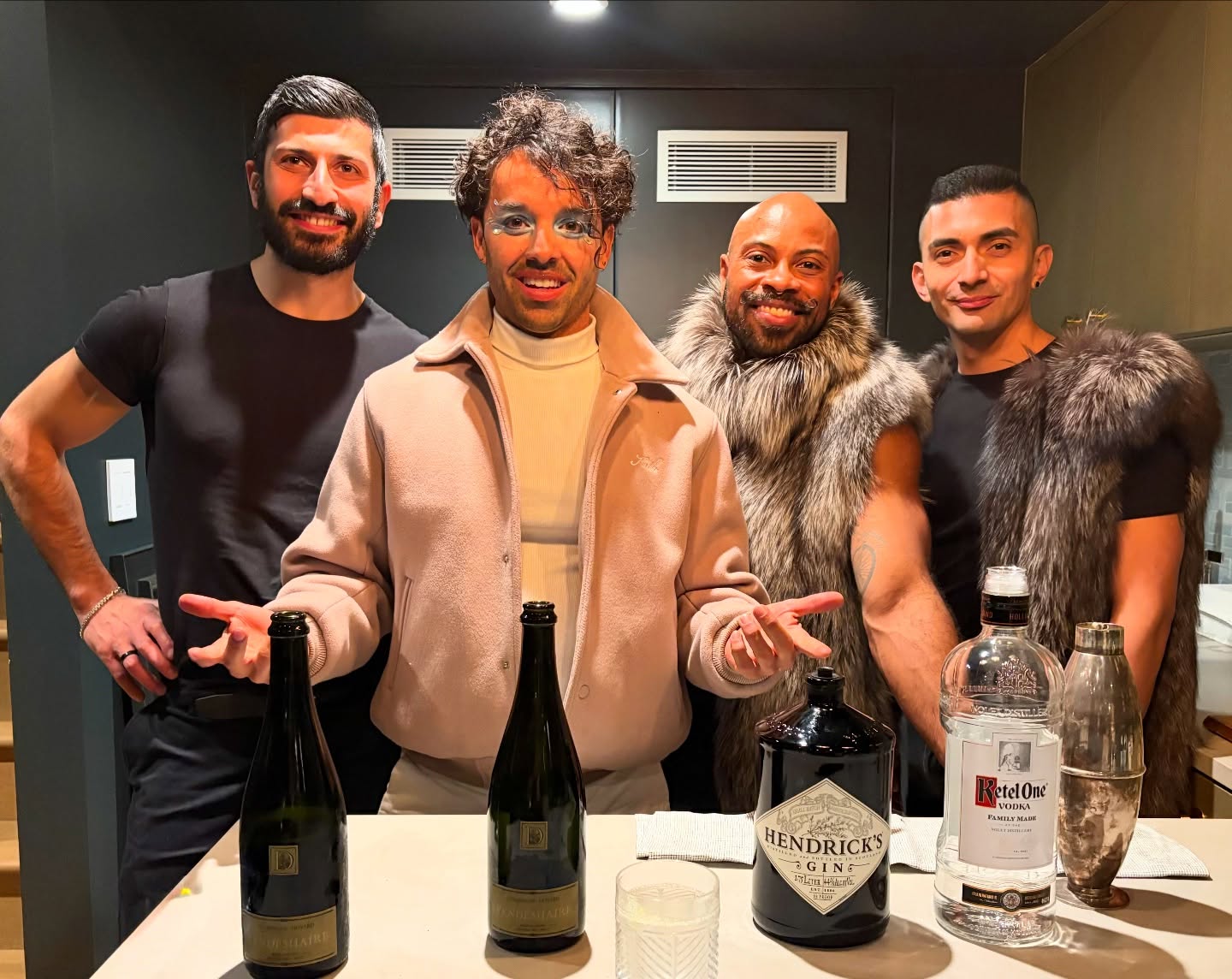 Golden Boy Bartenders Team, we are so happy to spark all your holiday celebrations this season #bartender #holidays #events california