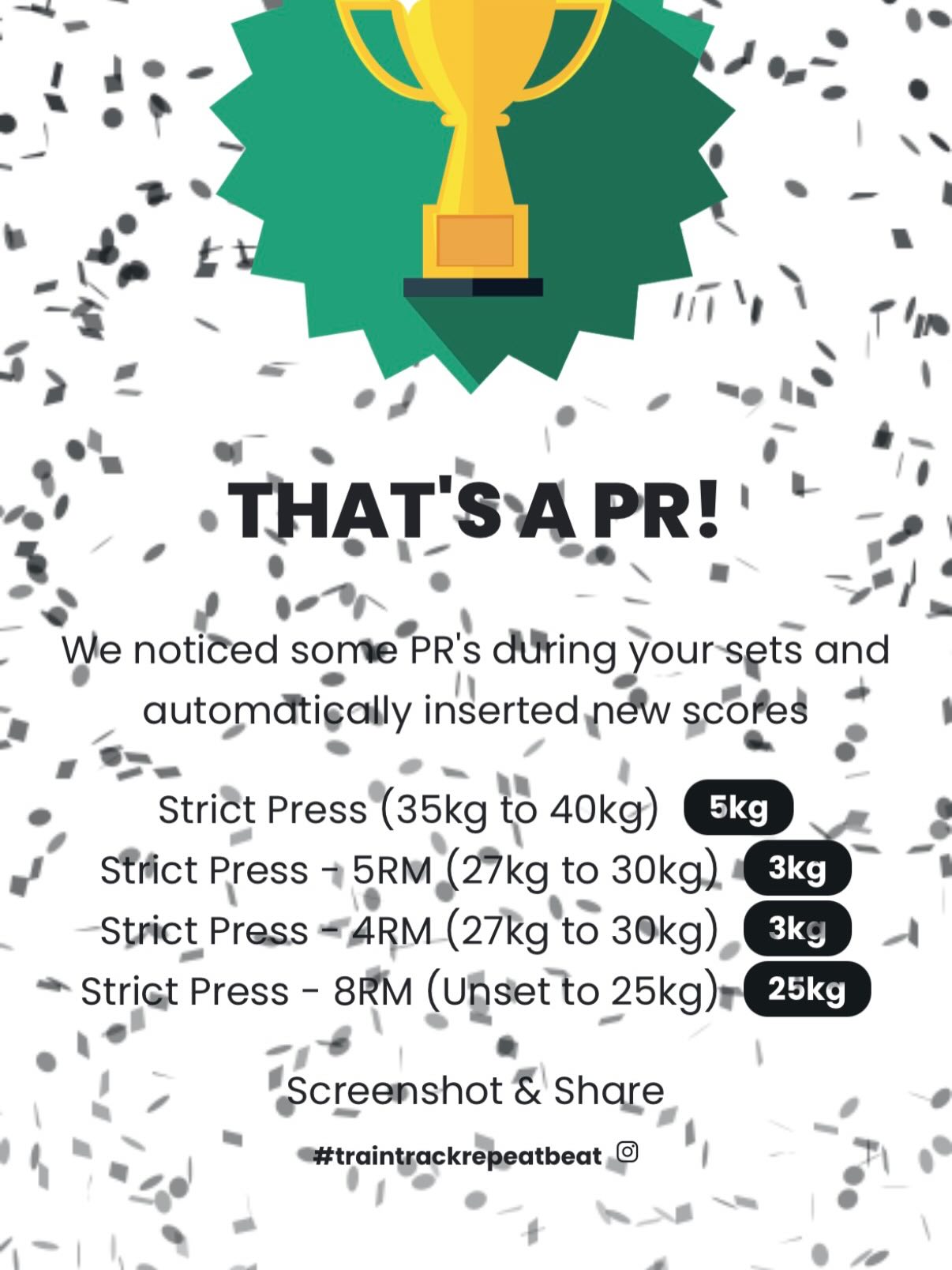 A new PB in terms of my Strict Press Progress!
@craig_grahampt @mj8arrett @alt_movement @monk2075 @johnbarrett9316
#adaptiveathlete #crossfit #personalbest