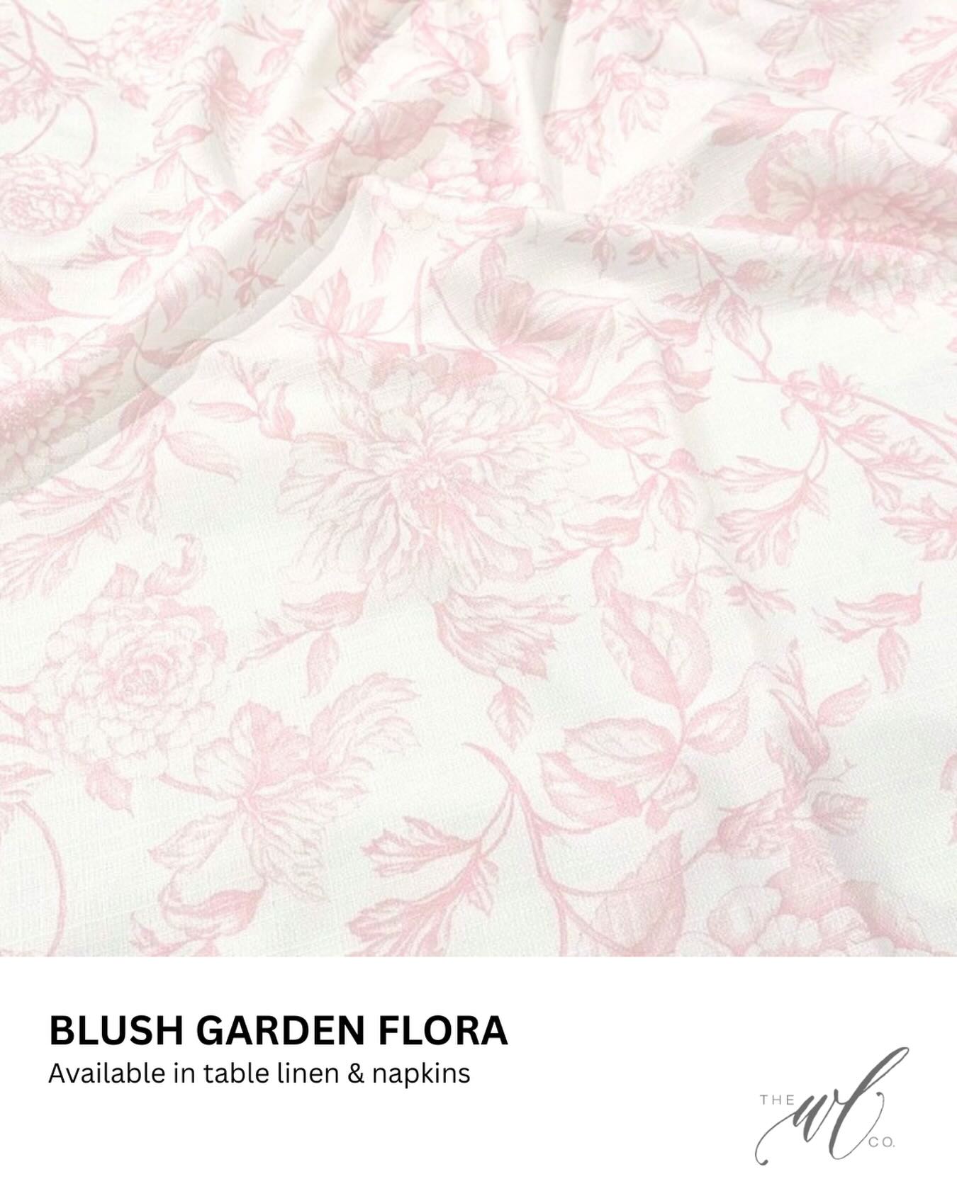 NEW swatch alert 🌸
Say hello to Blush Garden Flora. The soft, romantic print your tables have been waiting for. We love a printed moment and are so excited to keep growing our printed collection with designs like this! ✨
#TheWeddingLinenCompany #PrintedLinens #FloralLinen #WeddingLinens #EventDesign #TabletopInspo #BlushTones