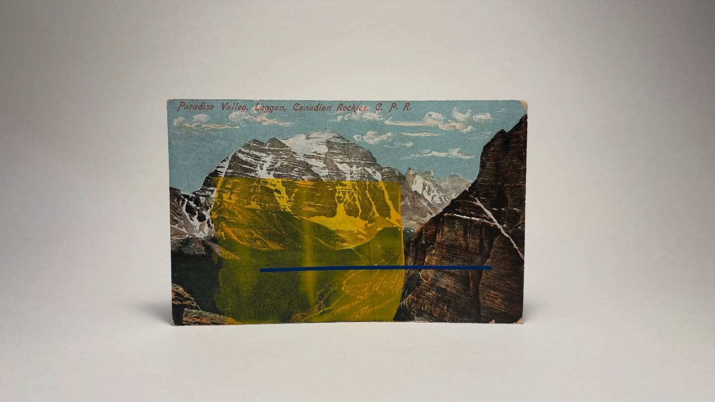 I’ve been working on a small series painted directly on collected old postcards, and these two hold something extra meaningful. Both cards still carry handwritten messages from loved ones, small notes, greetings, and moments someone once chose to send across distance.
I love the idea of layering new expression over these fragments of personal history, letting my work sit alongside someone else’s story, decades apart. There’s something beautiful about how these pieces hold both the past and the present at the same time.
Sharing these feels a bit like opening a time capsule, a blend of nostalgia, mystery, and new life. I hope you’re able to feel some of that quiet history woven into the paint.
#art #abstractart #artistsofinstagram #artoftheday