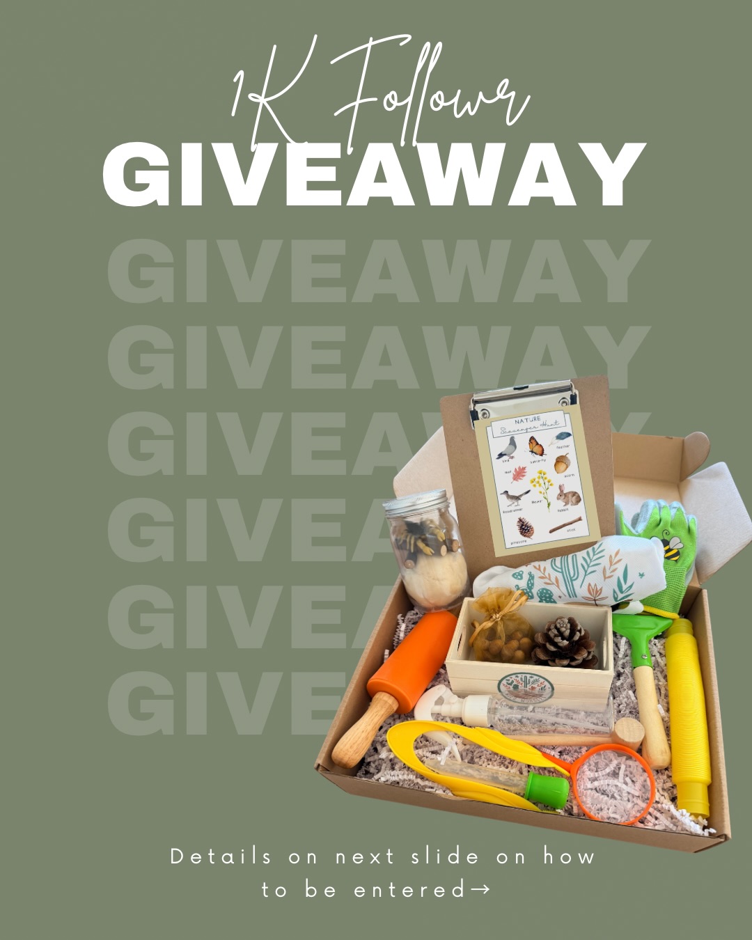🌿 A big milestone is around the corner… and we’re celebrating with a giveaway! 🌿
We’re almost at 1,000 followers, and once we unlock 1k, one winner will receive our first ever Wonder Kit — a prototype of a brand new product coming in mid-2026.
⸻
✨ HOW TO ENTER ✨
Must follow @wildwondersaz
AND complete all of the following:
❤️ Like all 3 pinned reels
📣 Share any pinned reel to your stories
💬 Tag 3 friends in the comments
⸻
✨ For extra entries✨
➡️ Share ANY Wild Wonders reel to your stories
(1 extra entry per day — don’t forget to tag us!)
⸻
Winner announced as soon as we hit 1,000! 🌿✨