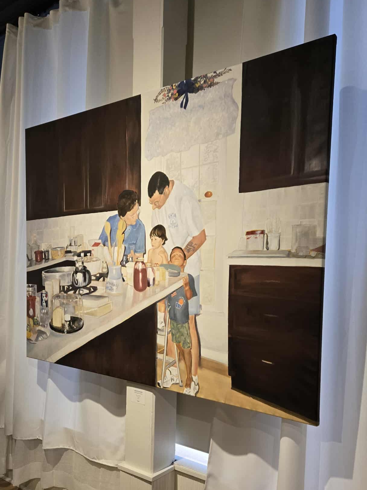 Daughter of the Stars — part of the landmark Women Artists of the DMV Survey Show — brings together 70 + women artists from the Shenandoah Valley, DMV, and beyond. Conceived by curator @lennycampello in collaboration with the @americanuniversity Museum at the @katzenartscenter, this is one of the largest regional curated group exhibitions of living women artists in recent memory.
I’m honored to show alongside so many powerful women — in painting, sculpture, textiles, photography, installation, and more — in a space representing our Valley at Melissa @ichiujigallery. The mix of voices, media, stories, grief, hope, and beauty is humbling and inspiring.
If you haven’t yet come by, this is the moment to sit under the stars, now through December 21st.
#DaughterOfTheStars #WomenInArt #DMVArtists