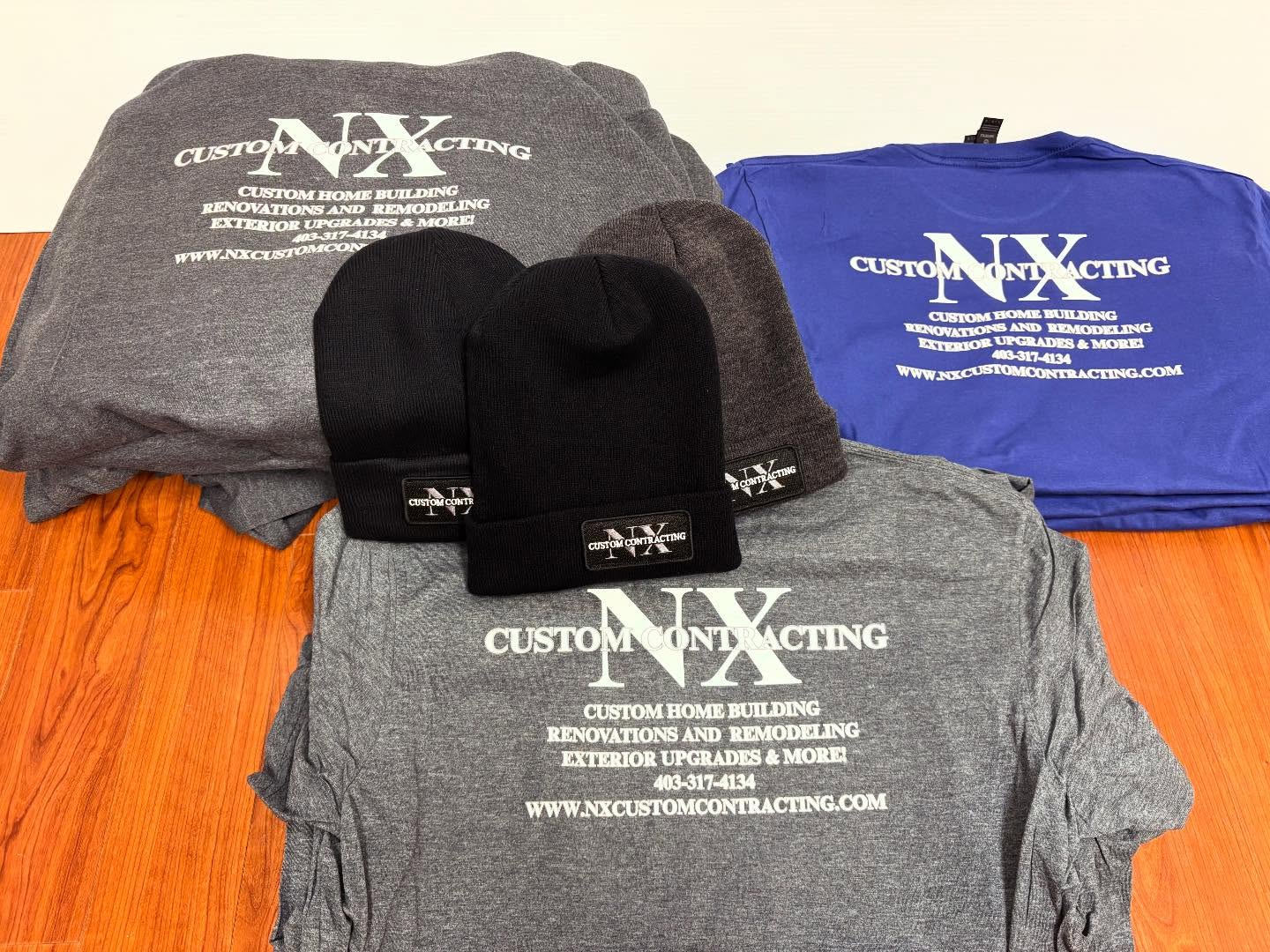 Big NX Custom Contracting order wrapped up! 👷♂️🔥
Hoodies, tees, and custom beanies all dialed in and ready to go.
Clean prints, sharp branding, and gear that’ll stand up to the job site.
Thanks for choosing Workwear Threads to outfit your crew — appreciate the support!
If your business needs custom apparel, hi-vis, hats, jackets, or full merch packages, shoot me a message. Let’s get your brand looking this good. 💪🧵