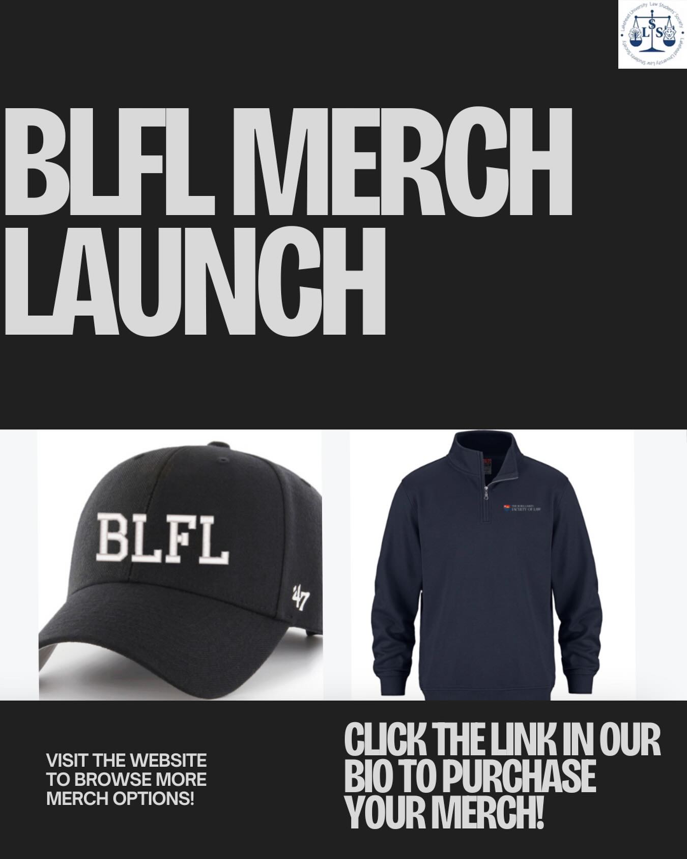 🧢 The long awaited merch drop is finally here! Click the link in our bio to browse amazing merch options! Make sure to get your orders in ASAP. The deadline to order your merch is December 16, 2025! 🧢