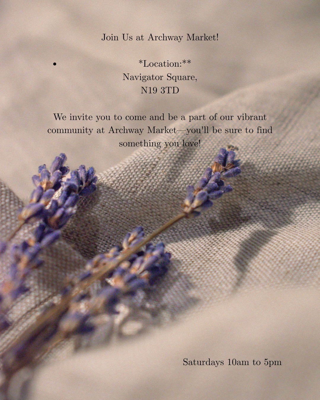 ✨ Looking for inspiration for unique gifts and tasty foods? Look no further! Visit us at Archway Market every Wednesday and Saturday in Navigator Square, N19 3TD.
Perfect for family outings or a fun day with friends! 😊❤️
Tag someone you'd like to bring along!
#ArchwayMarket #FoodLovers #GiftShopping #ShopLocal