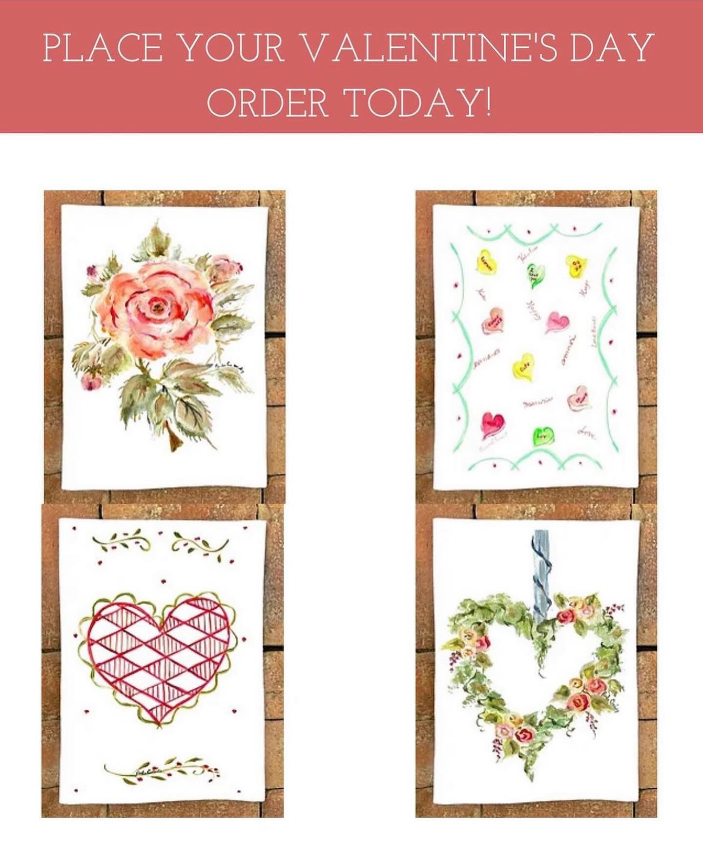 Love is in the air and Valentine’s Day is on the way! Please your order today!❤️💕❤️💕