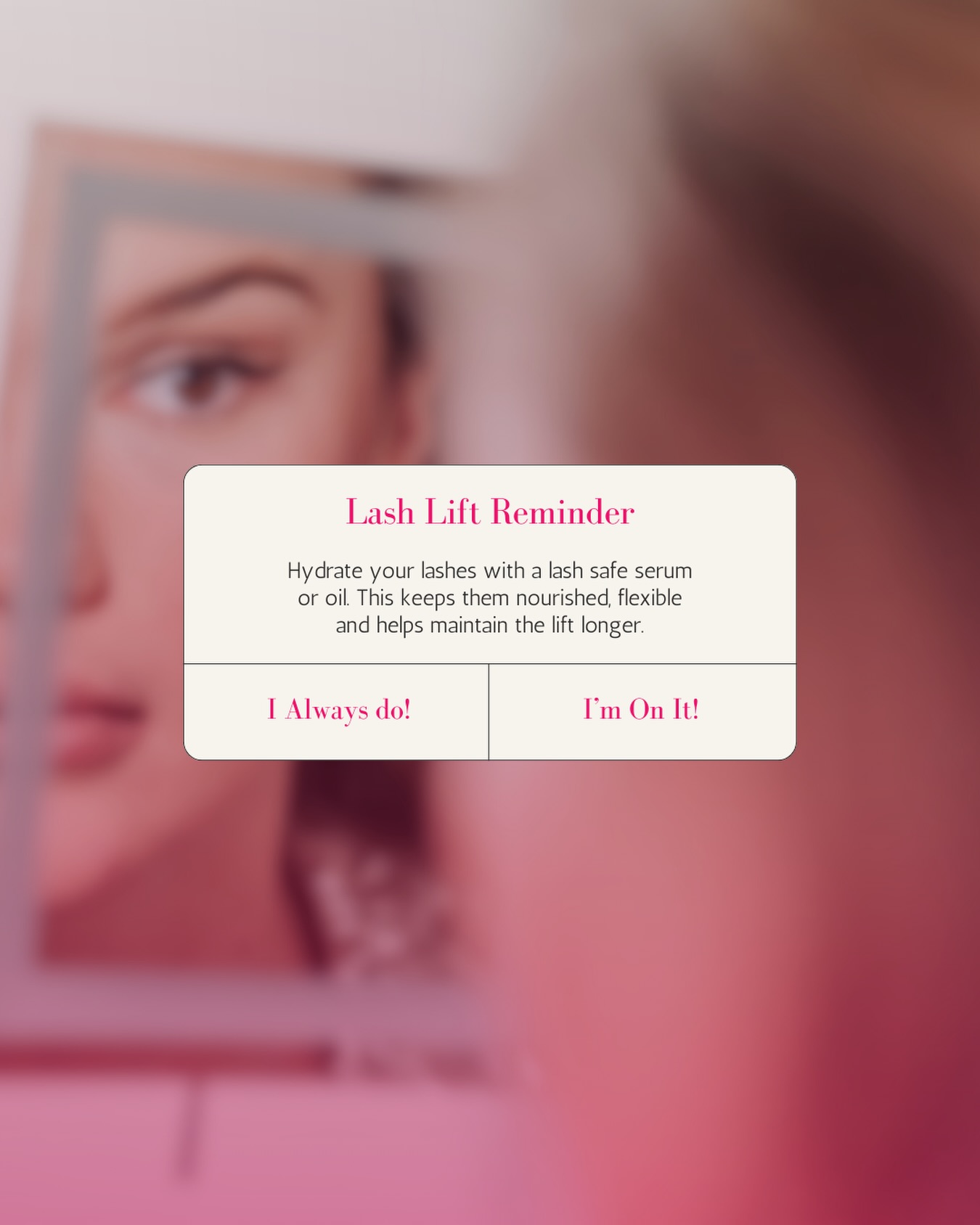 A little lash love goes a long way. Keep your lift looking its best with a touch of nourishment each night✨ #lavoomsalonyyc
•
#YYCBeauty #CalgaryBrows #CalgaryLashes #BeautySalonYYC #BrowLamination #LashExtensions #FacialTreatments #EyebrowThreading #YYCHair #MakeupArtistYYC
#BeautyInspo #LashLift #BrowTinting #BeautyServices #YYCSalon #CalgaryBeauty #GlamLife
#SkincareYYC #BrowGoals #LashGoals #BeautyBar #SalonLife #BrowsAndLashes #BrowArtist
#LashArtist #HealthySkin #BeautyExperts