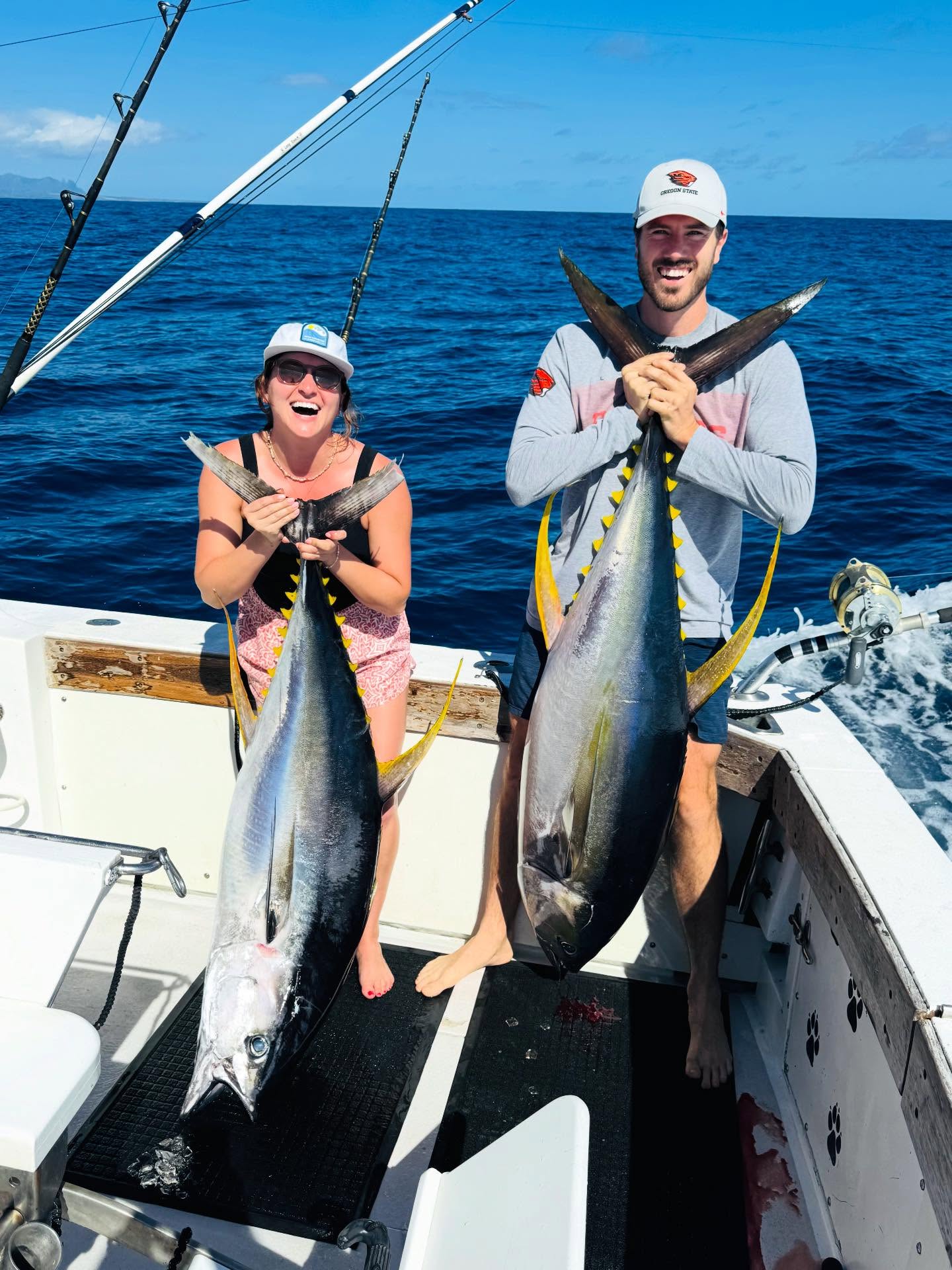 This crew from San Diego got spoiled on a 6-hour banger — not one, but two ahi over 120 lbs. Of course we wrapped it up with the signature tuna-heart ceremony.
Give us a shout to lock in your own adventure.
December is filling up fast — let us catch your festive fish.
Booking: GoFishKauai.com
Call/Text: +1 (808) 652-4556
•
•
•
•
•
#GoFishKauai #KauaiFishing #Ahi #YellowfinTuna #TunaFishing #HawaiiFishing #DeepSeaFishing #Sportfishing #FishingCharter #KauaiCharters #HawaiiLife #VisitKauai #FishingHawaii #Shimano #Yeti #MarlinMagic #PelagicPursuit #AhiHunters #LiveAloha #BookYourTrip