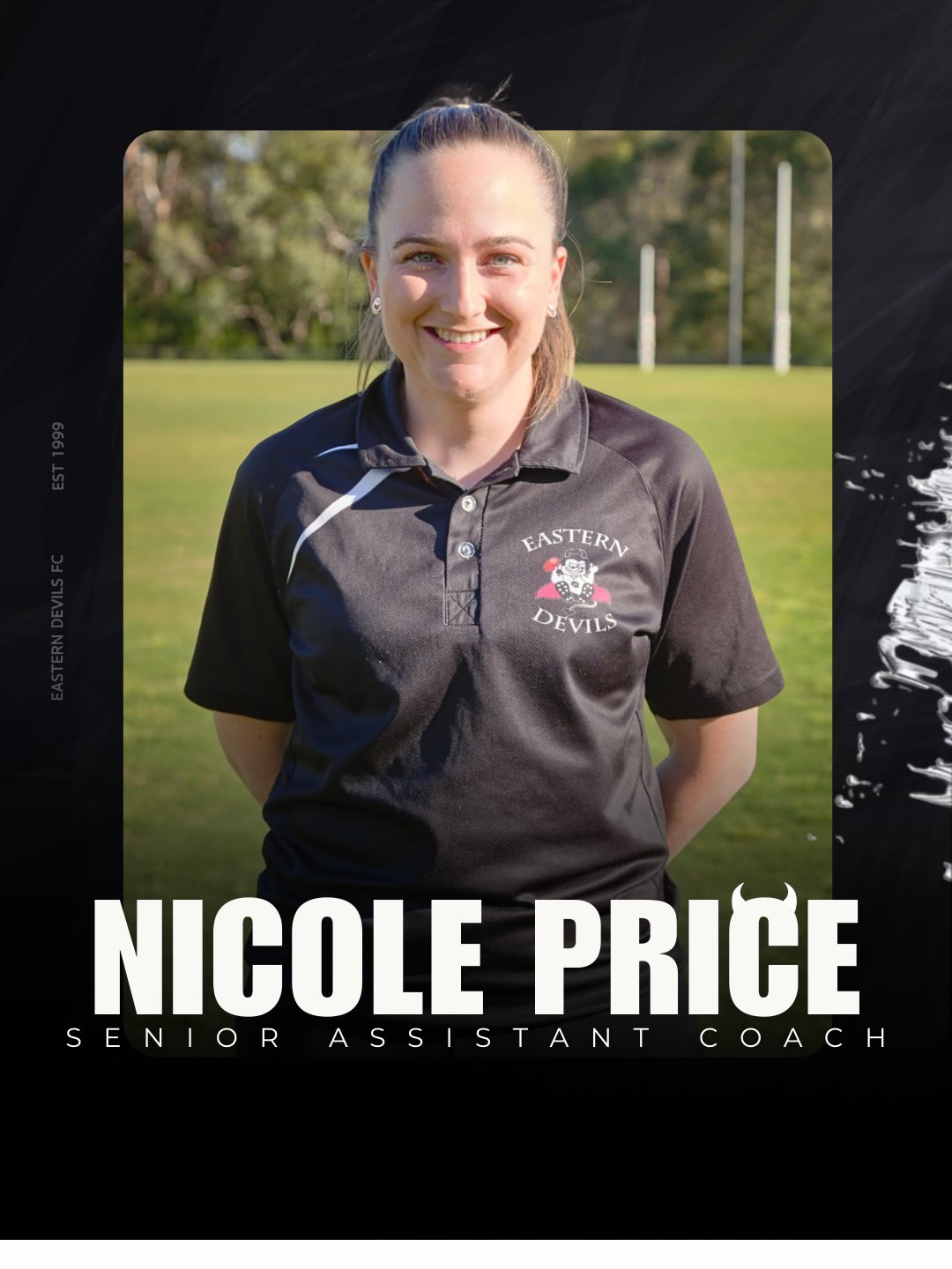 Hey guys, it’s Nicole 👋🏻
Nonga has officially joined our coaching crew for the upcoming season; all while continuing to pull on the boots.
Her knowledge, leadership and lived experience bring a whole new layer to our coaching unit and we couldn’t be more excited to have her step into this dual role.
Next, say hello to Arnie. New to the team but no stranger to the game. Arnie has spent recent years on the sidelines as a devoted spectator and long-time lover of The Devils.
Now; and might we say… finally, he’s joined the coaching ranks 🙌🏻
His passion, perspective, and long-standing commitment to the club make him a natural fit for the role.
Rounding out the additions, Kaelan. The newest member of our brains trust. With a sharp eye for detail and a genuine passion for football and player development, especially in the W space; he is fast becoming a fan favourite within The Devil’s cohort.
Despite being early on in his career, Kaelan boasts an impressive resume: he is involved with Coates Talent League club, Sandringham Dragons and is the face behind @kaelanlazaro_aflcoaching (highly sought after 1:1 private clinics). We can’t wait to see how his expertise helps shape our next chapter.
And finally, A-A-RON goes around again; hungrier than ever. With pure grit and determination leading the way, we’re in great hands for the year ahead!
Let’s bring the blaze 🔥