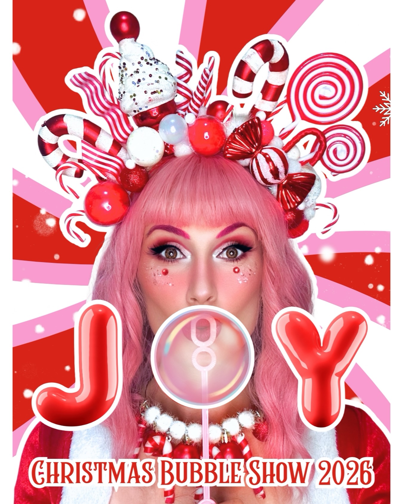 Following the success of @popbubbleshow I have been dreaming up some big bubble plans for 2026 ✨✨
Keep your peepers peeled next year for my Christmas Bubble Show - JOY 🫧❤️🎅🏻
#beckybubble #bubbleologist #bubble #bubbles #bubblelife #performanceartist #performer #costumedesign #bubbleshow #bubbleartist #christmascostume #christmasperformer #christmasevent #christmasentertainment #christmas #candycane #joy #joybubbleshow #christmasbubbleshow