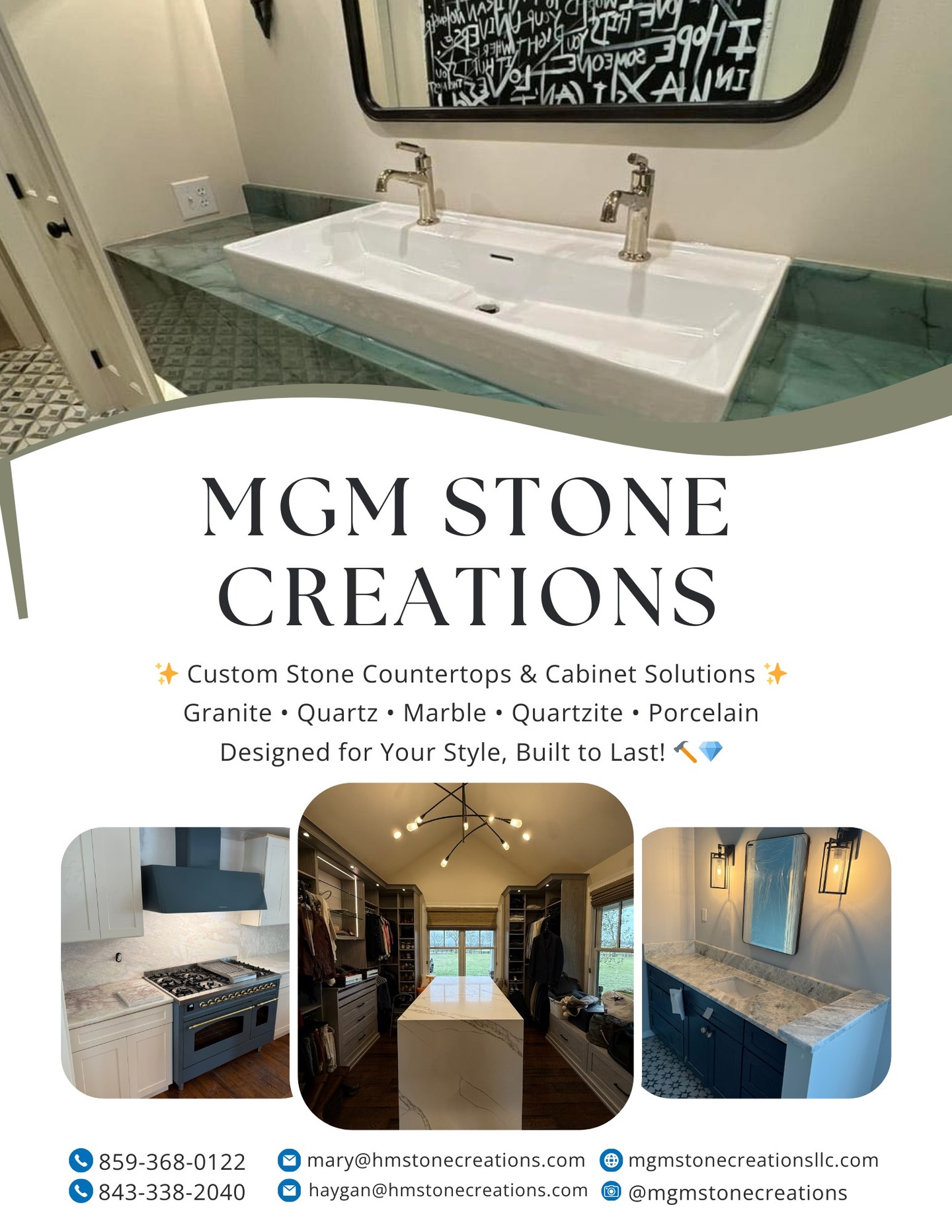 "Transform your kitchen with Lexington’s finest countertops. Crafted for beauty, built for life—only at MGM Stone Creations. Let’s upgrade your space today!"
👉 #LexingtonCountertops #MGMStoneCreations #LexingtonKY #CustomCountertops #KitchenDesignLexington #QuartzCountertops #LexingtonHomeDesign #LexingtonHomes #LuxuryCountertopsKY #KitchenUpgrade