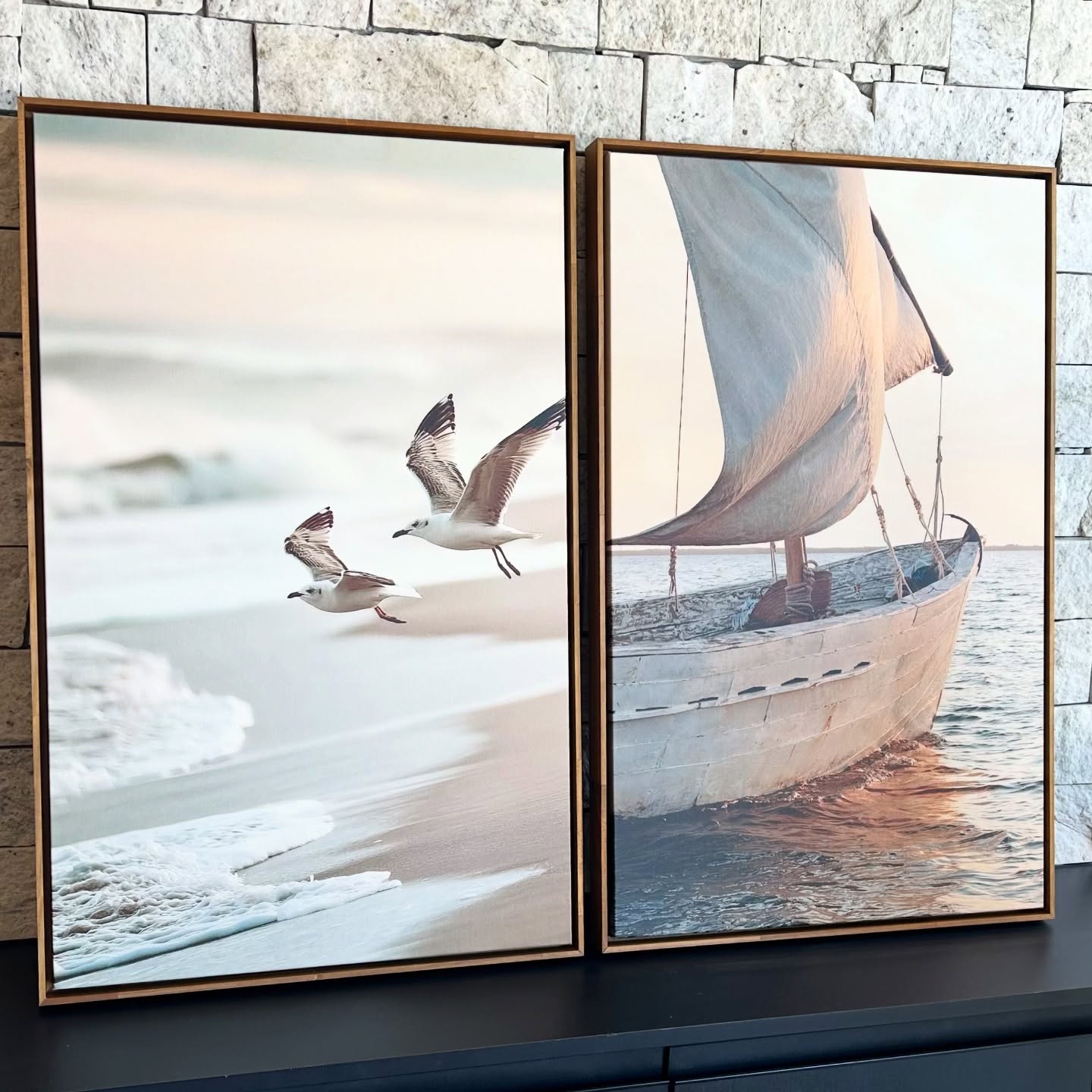 Dupla linda disponível na nossa pronta entrega | 50x70 cada | Modelo Canvas