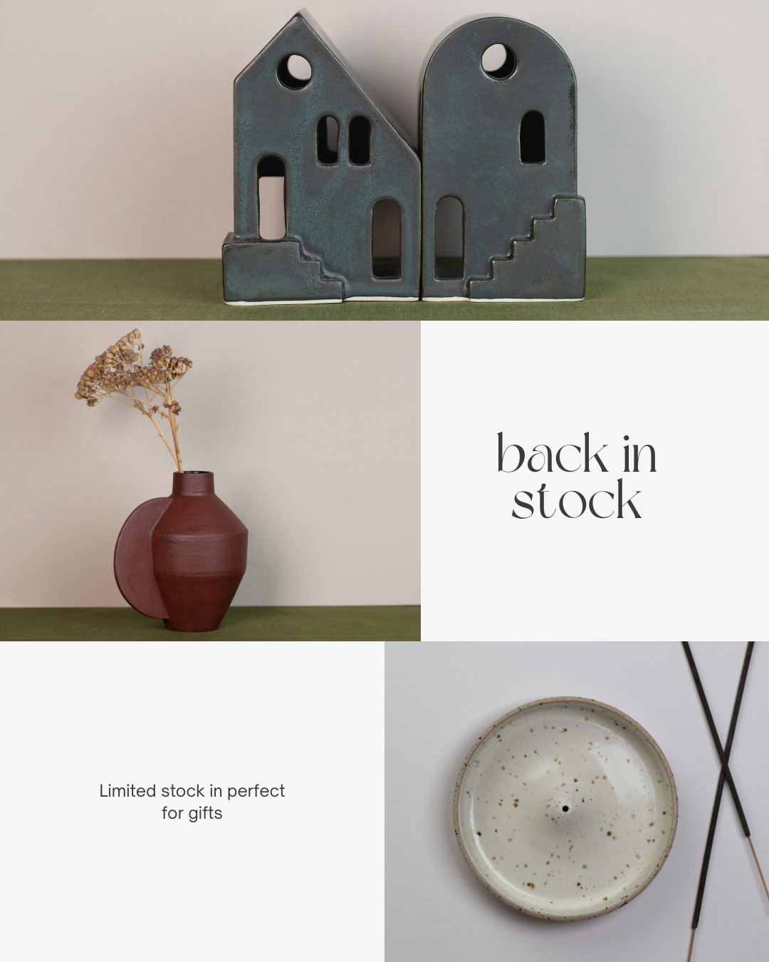 WEBSITE UPDATE ✨
Tea Light Houses are back in stock in very limited numbers, so don’t miss out. You can also shop the full range of mugs online now.
The last posting date for Christmas delivery is 18th December — be sure to place your orders in time 🎄