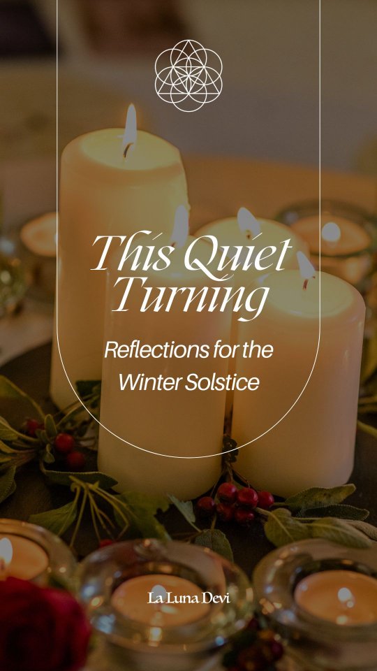 As we move toward the Winter Solstice, the Sun begins to slow until it appears to stand still. This pause is not symbolic. It is real. It is ancient. It is felt in the body long before it is understood by the mind.
These days carry a threshold quality. Time thickens. The pull to turn inward grows stronger. The Earth herself is resting, and she is inviting us to do the same.
You may feel more tender now. More reflective. Less willing to push or perform. This is not a withdrawal. It is remembrance. A seasonal intelligence moving through your nervous system, guiding you back toward what is essential.
At the Solstice, December 21st at 3:03, light reaches its quietest point. In that stillness, something begins to turn. Not suddenly, not loudly, but faithfully. The return of light is born in the dark.
There is nothing to fix here. Nothing to rush. This moment asks only for presence. For listening. For allowing the Earth to hold you while you rest.
Trust the pause. Trust the dark. Trust the slow, inevitable remembering of light.
#wintersolstice
#solsticewisdom
#seasonalritual
#sacredpause
#earthbasedspirituality
#cyclicalwisdom
#femininerhythms
#nervoussystemhealing
#slowliving
#listeningtothebody
#thresholdmoments
#seasonalalignment
