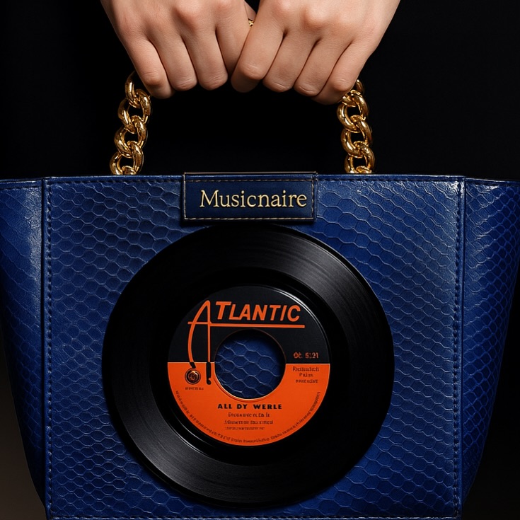 Oh, you thought Runyaro only made cassette tape bags?
Think again. Her vision lives through music itself,
which is why the signature collection is called #Musicnaire.
This authentic record handbag was handcrafted by our founder, #Runyaro.
With deep respect and gratitude,
we honor @arethafranklin,
your voice, craft, and spirit paved the way for generations to come.
#arethafranklin #motownrecords