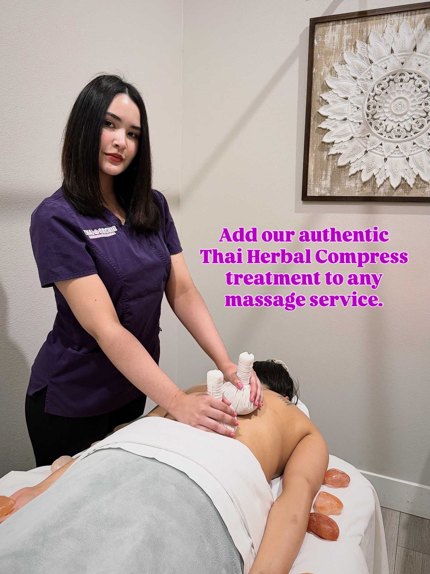 Enhance your relaxation at Thai Orchid Massage & Spa in Centennial Hills, Las Vegas! For just $30, you can add our authentic Thai Herbal Compress treatment to any massage service.
โจ What is a Thai Herbal Compress?
The Thai Herbal Compress, or Luk Pra Kob, is an ancient healing remedy used in traditional Thai medicine. It involves a cloth bundle containing a blend of therapeutic herbs (like lemongrass, turmeric, kaffir lime, and camphor) that is steamed until piping hot. The heated compress is then gently pressed or rolled onto the body, focusing on sore muscles and energy lines.
๐ Health Benefits of Thai Herbal:
Muscle Relief: The heat deeply relaxes stiff, aching muscles and chronic tension, making it perfect for post-workout or desk-related strain.
Aromatherapy: The natural herbal essential oils are released by the steam, promoting stress reduction, mental clarity, and improved breathing.
Improved Circulation: The warmth helps increase blood flow to the treated areas, speeding up the bodyโs natural healing process.
Skin Conditioning: Certain herbs, like turmeric, contain natural antioxidants that can help cleanse and soften the skin.
Transform your standard massage into an elevated healing experience!
Book your session today and ask to add the Thai Herbal Compress for a truly restorative treatment.
BOOK TODAY โจ
(725) 259-6295
www.ThaiOrchidMassageSpa.com
๐ซ Walk-Ins & Appointments Welcome
๐ 8414 Farm Road Suite 140
Las Vegas, NV 89131
๐ธ๐ธ๐ธ๐ธ๐ธ๐ธ๐ธ๐ธ๐ธ๐ธ
#thaiherbal #thaiherbalcompress #massagebenefits #holistichealth #naturalhealing #lukprakob #thaimassage #selfcaresunday #healingenergy #healinghands #vegaslocal #vegaslocalspot #northlasvegas #vegasyogacommunity #lasvegasyoga #lasvegasfitness #lasvegaspilates #vegaschiropractor #lasvegaschiropractors #vegascommunity #vegashelp #vegashealthcoach #lasvegashealthandwellness