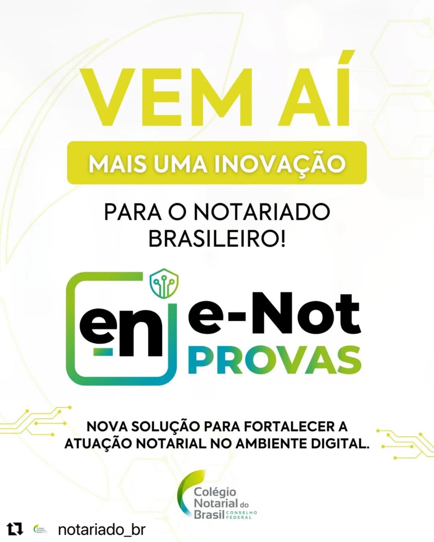 Uma novidade está chegando para o
Notariado Brasileiro!
Vem aí e-Not Provas, um novo lançamento que reforça o compromisso do notariado com a inovação e a ampliação de serviços digitais.
O e-Not Provas é um recurso inovador voltado à
validação de conteúdos digitais com fé pública, garantindo segurança jurídica e respaldo notarial, em sintonia com as transformações tecnológicas que impactam a nova sociedade digital.
O Cartorio Lafaiete está à disposição para mais esclarecimentos.
➡️Entre em contato conosco!
Nossa equipe está pronta para te orientar e facilitar todo o processo.
📲 (79) 99925-8844
📲(79) 99886-7736
📲(79) 99866-4048
📲(79) 99834-7678
📲(79)3631-6301
Email:
oficio1lagarto@gmail.com
Nosso site:
cartoriolafaiete.com.br
#enotprovas
#enotassina
#cenad
#enotariado
#escrituraeletronica
novoloficiodelagarto cartorio cartoriolafaiete lagartose
cartoriolagarto cartoriodenotas ibdfam direitodelaje
atanotarial corretordeimoveis crecise crecisergipe
oabse oabsergipe oablagarto advocacia
advocaciaimobiliaria oficiodelagarto enotariado
escrituraeletronica autenticaçãodigital
TabelionatoDeNotas AtoEletronico escriturapública