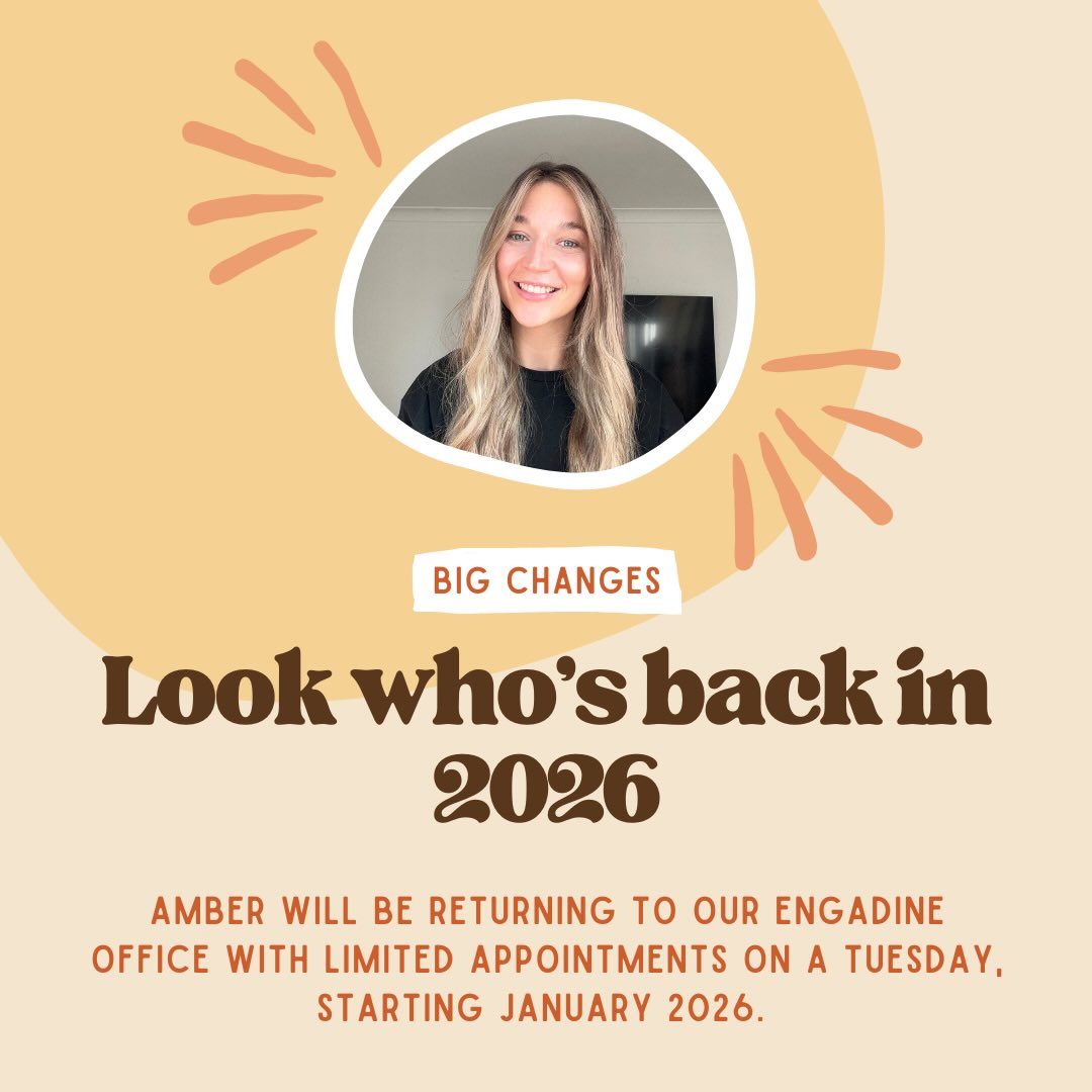 Amber is back! Starting January 2026 our director and Principal Psychologist will returning to see clients. Amber will be working from Engadine on a Tuesday, and has limited time slots available, so give us a call today to book in 🌞