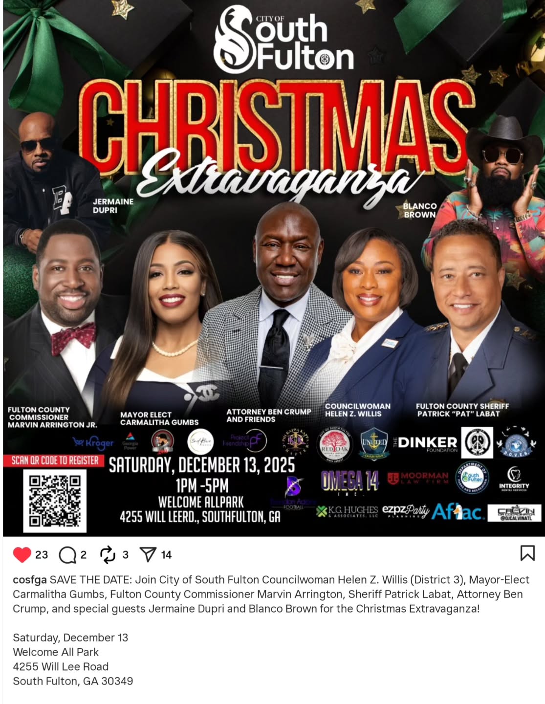 Repost from @cosfga
#christmas #toys #free #donate #holidaygiveaway #holiday #givingbacktothecommunity #community #charity #explore #exploremore #mentor #mentorship #mentoringmatters #youth #pay #payitforward #professionals4youth #pros4youth #supportyouth #Riverdale #southfulton #followusonigandtwitter@pros4youth #followusonfb @professionals4youth