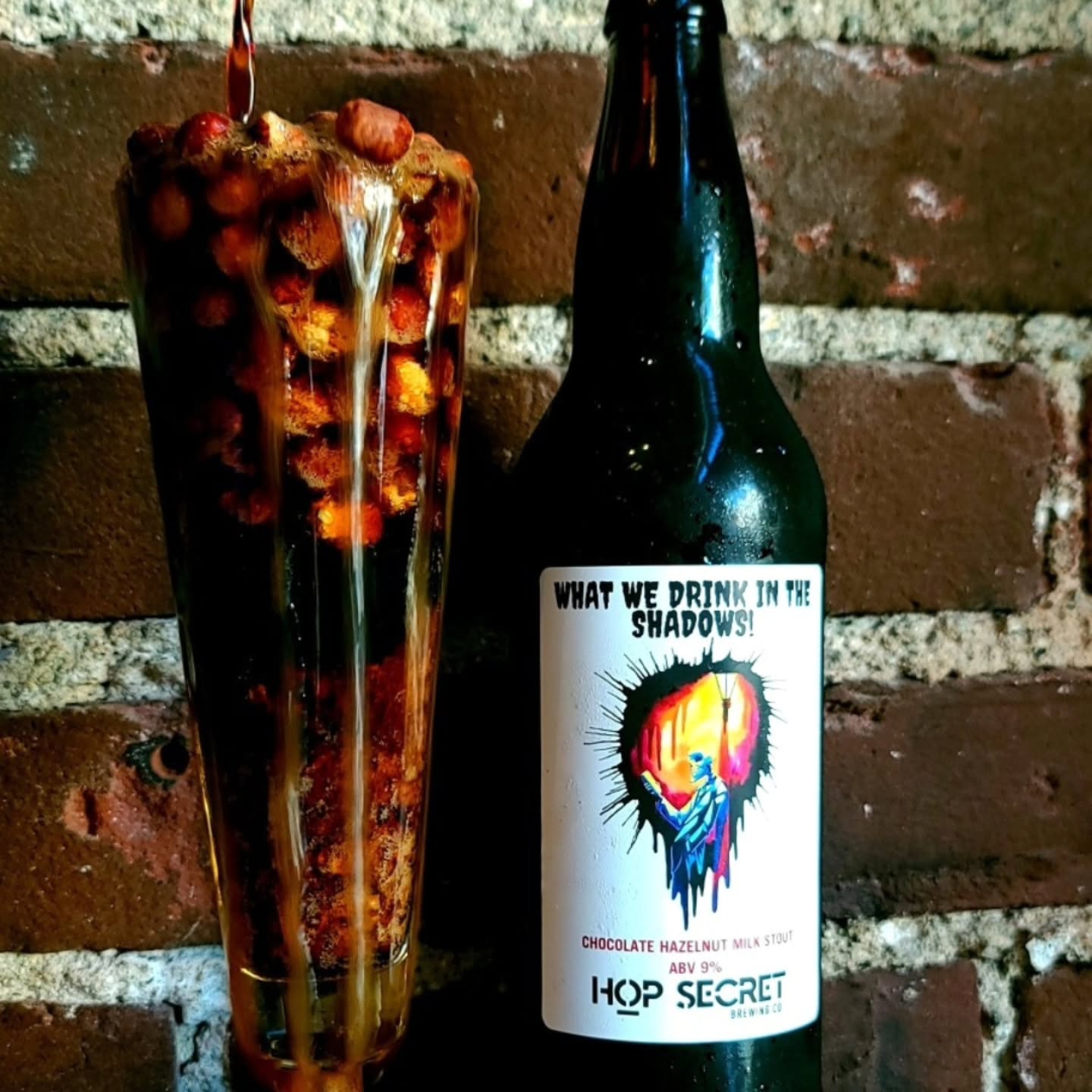 🦇 IT RETURNS. 🦇
After a long slumber, What We Drink In The Shadows is back from the depths.
Last released in 2023, this cult-favorite has finally emerged again — rich, decadent, and exactly how you remember it.
🖤 Milk Stout
🍫 Cacao Nibs
🌰 Hazelnuts
💀 9% ABV
Available now on draft & to-go.
Come drink in the shadows with us.