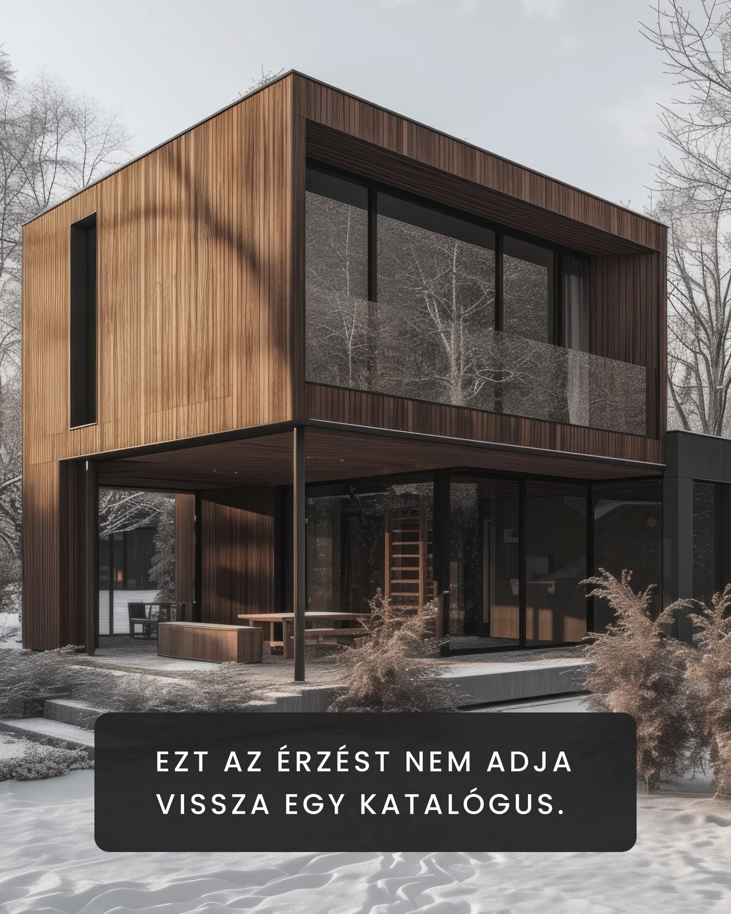 Van egy illat, amit nem kapsz meg katalógusból.
Amikor belépsz, leveszed a cipőd, és nem csak egy „új ház szaga” fogad – hanem fa. Enyhén gyantás, meleg, természetes. Az a fajta, amitől ösztönösen kicsit lelassulsz.
Egy ház nem attól lesz otthon, hogy hány négyzetméter, hanem attól, mivel veszed körbe magad. A fa nem csak „szép anyag” a Pinteresten – teljesen más vele együtt élni:
► más a tapintása (nem jeges, nem rideg, hanem élő, meleg felület),
► más a hangulata (puhább akusztika, kevesebb visszhang, kevesebb „doboz-érzés”),
► más az egész légköre (nem steril, hanem otthonos és nyugodt).
Fontos: a CLT-nél maga a szerkezet fa – de a falak kívül-belül ugyanúgy burkolhatók, mint egy téglaháznál. A különbség ott jön elő, ahol direkt megmutatod a fát: mennyezet, egy-egy falszakasz, lépcső, beépített bútor, nyílászárók, kiegészítők. Nem kell, hogy minden „full faház” legyen – elég néhány jól eltalált felület, és az egész ház hangulata megváltozik.
Egy átlag téglaházat is meg lehet csinálni szépre.
De a fa ad egy plusz dimenziót: illata van, története van, jelenléte van. Nem csak nézed – jó hozzányúlni, jó benne lenni.
Mi ezért szeretünk természetes anyaggal dolgozni – mert a végén nem csak egy kész épület áll a telekhatáron, hanem egy hely, ahol jó megérkezni, levegőt venni és ott maradni.
---
#fertexbau #construction #clthome #generálkivitelezés #generalconstruction #home #otthon #felújítás #építkezés #architecture #house #building #környezetbarát #fenntarthatóság