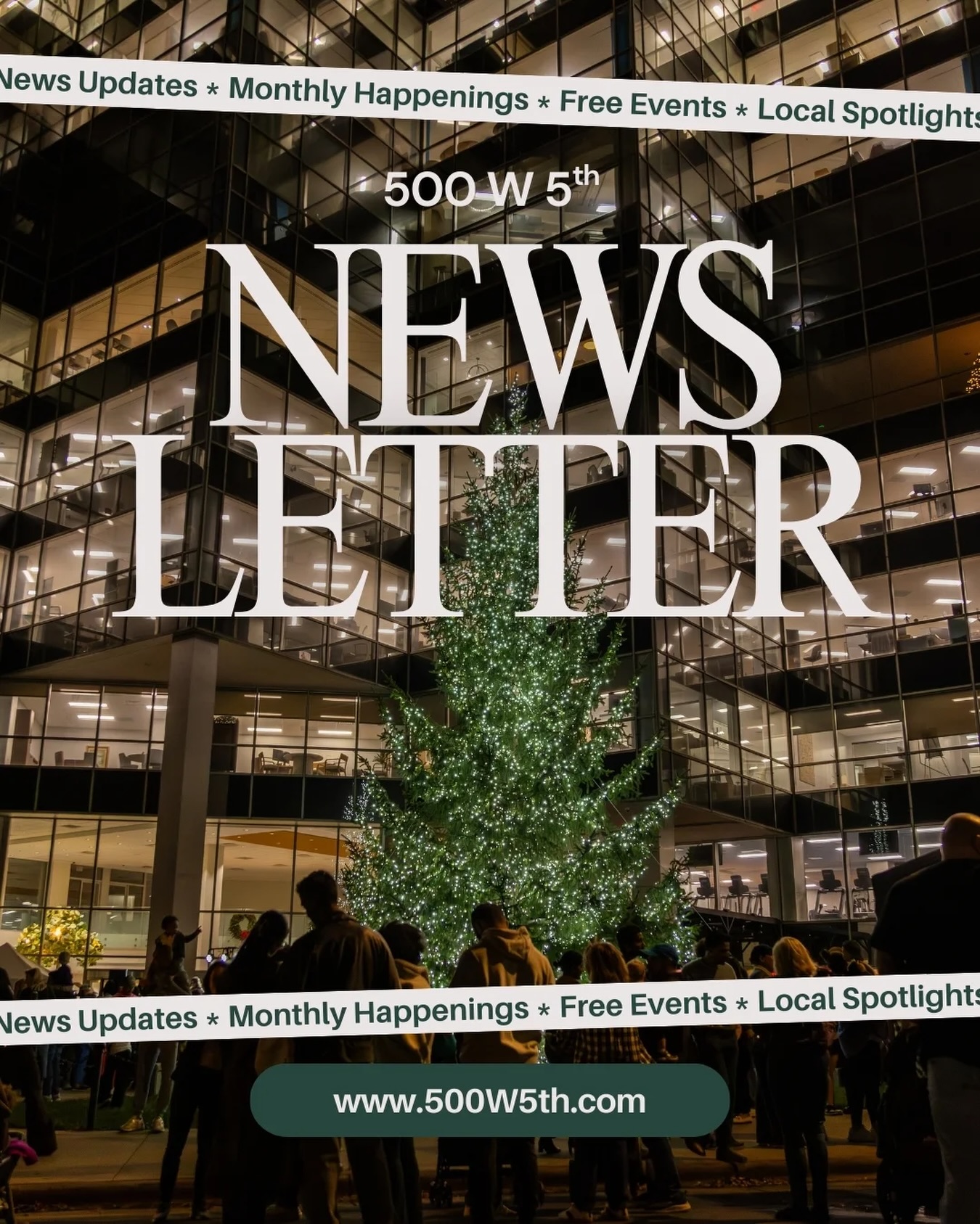 Did you know 500 West has a newsletter? 👀✨
From upcoming events and schedules to menus and special happenings, it’s the easiest way to stay in the loop on everything going on in and around our building.
Subscribing is simple👇
🔗 Head to our website (link in bio)
📩 Scroll to the bottom + drop your email
🗓️ Get one email at the beginning of each month so you can plan ahead
🚨 Our next email drops January 5th — don’t miss it! No spam, just the good stuff.