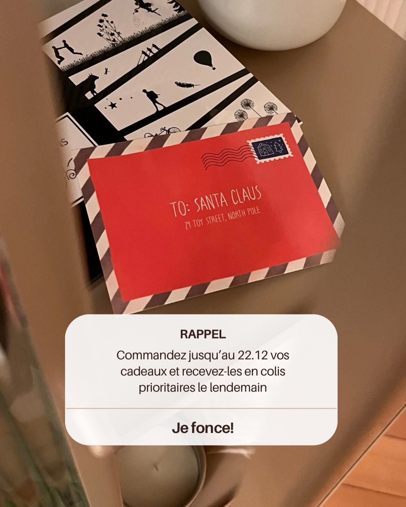 Rien à mettre sous le sapin encore ? 🌲
Commandez vos infusions préférées jusqu’au 22.12 et nos petits lutins s’attèleront rapidement à votre commande pour que vous les receviez en prioritaire le lendemain!