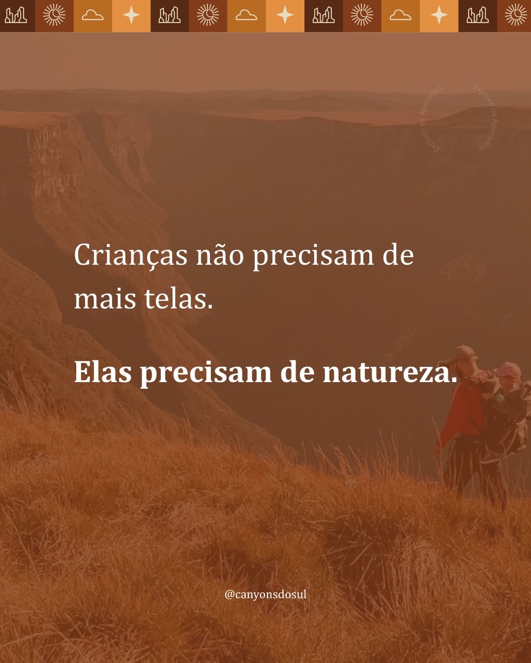 A natureza ensina coisas que a infância precisa.
Sem telas. Sem pressa. Sem roteiro rígido.
Aqui na Canyons do Sul, a gente acredita que viajar em família é plantar memórias que crescem com o tempo.
Se você acredita nisso também, salva, compartilha ou manda pra alguém que precisa ler.
Post novo no blog: www.canyonsdosul.com.br/blog
#canyonsdosul #capitaldoscanyonssc #georrotacanionsdosul #viagememfamília #criançasenatureza