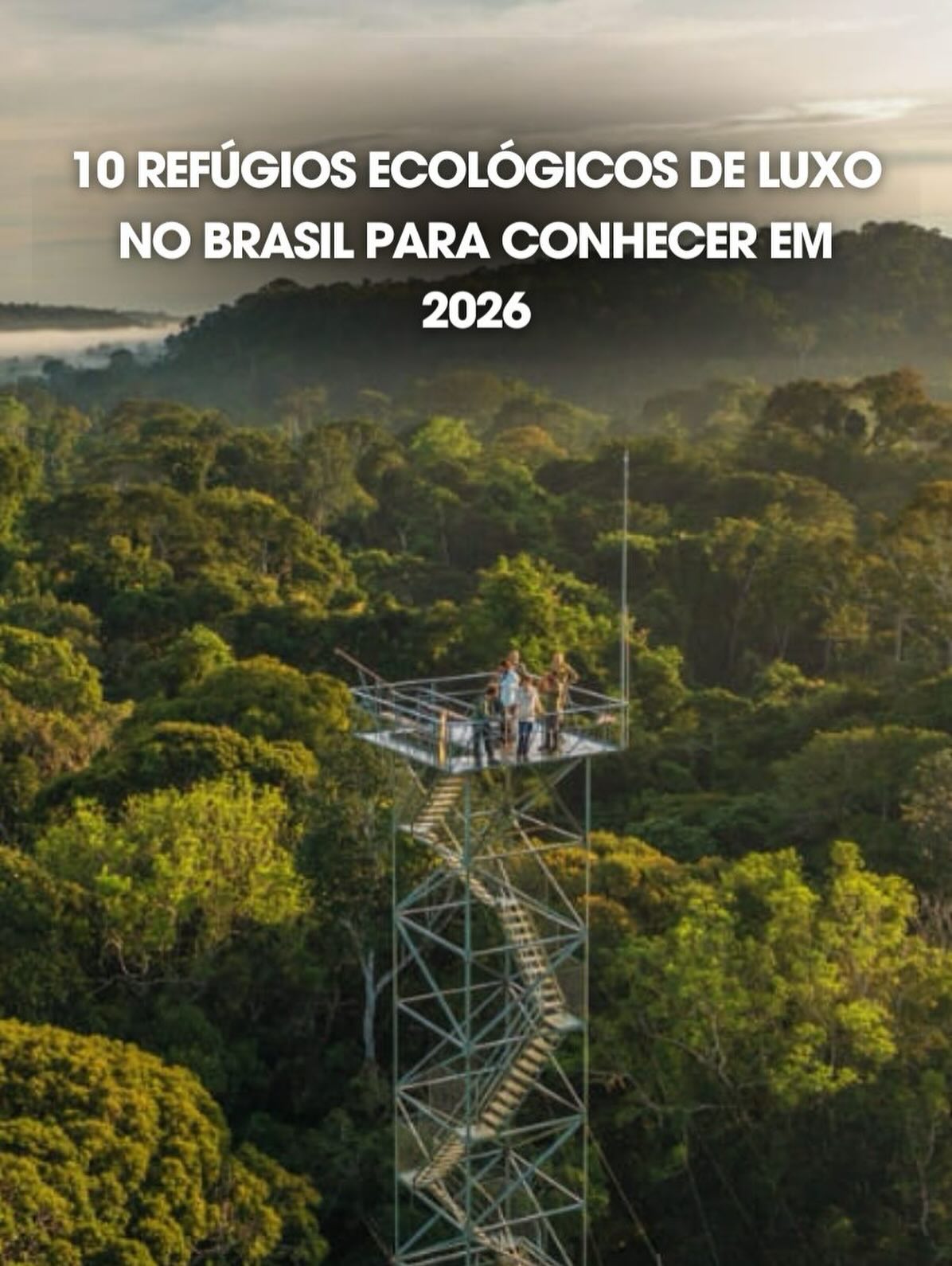 O luxo no turismo brasileiro está mudando de significado. Menos excessos, mais território, tempo e consciência.
Da Amazônia ao Pantanal, do Cerrado às praias do Nordeste, selecionamos 10 refúgios ecológicos de luxo no Brasil para conhecer em 2026, hospedagens que combinam conforto, conservação ambiental e impacto positivo nas comunidades locais.
A curadoria da @planetaexo mostra que viajar bem hoje é escolher experiências que respeitam os biomas, valorizam saberes locais e transformam o turismo em ferramenta de preservação.
Matéria completa no link da bio
#TurismoSustentavel #LuxoConsciente #EcoturismoDeLuxo #ViagemComProposito #PlanetaEXO TurismoNoBrasil
