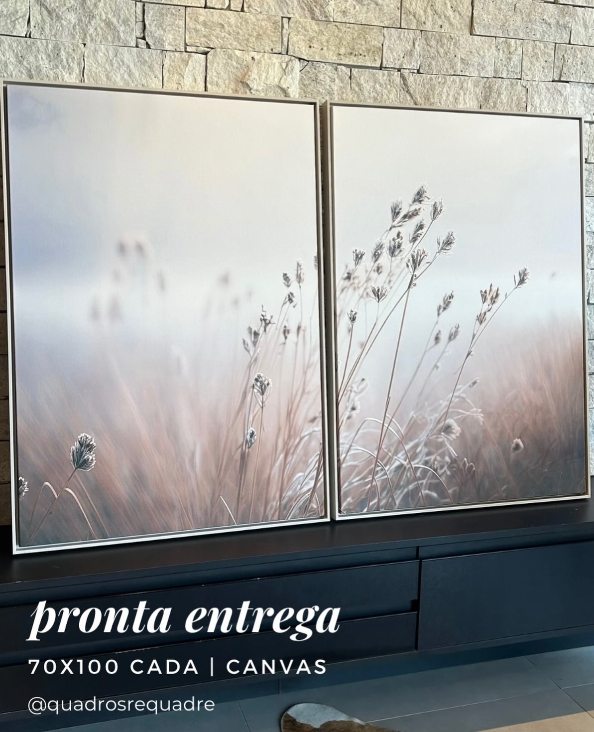 Nossa pronta entrega esta com lindos quadros para compor seu ambiente! Acesse nosso site na bio 😍✨