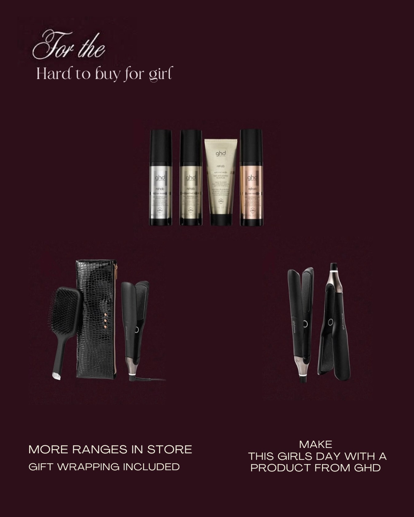 Stuck on Christmas ideas for that special someone?!
Make sure you pop in store and check out our range of @ghdhair_anz stylers and products!!