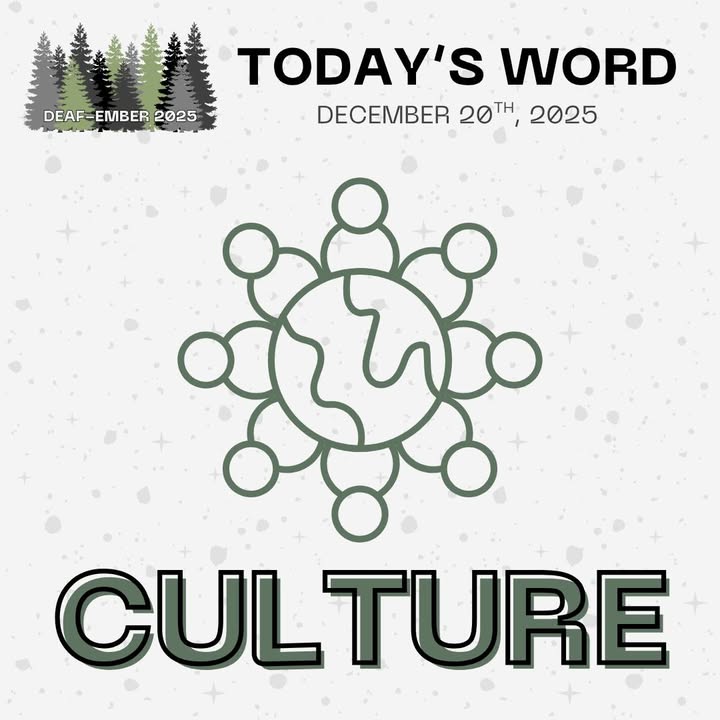 Deaf-ember 2025 Day twenty: The prompt is "Culture". Get creative and tag us in your art! Don't forget to use the hashtag #deafember2025