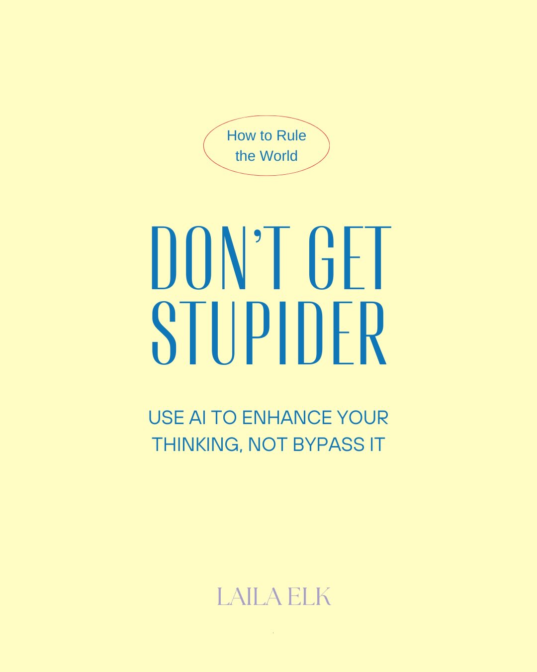I’m always thinking about my thinking, always asking ‘how can I think sharper, smarter, and more objectively?’
Love it or hate it, AI is everywhere. I’ve been experimenting with using it as a thinking partner (not a lazy assistant).
The trick? Use it to stretch your brain, not skip the work.
New blog out now. Link in bio.
#AI #coach #Mindset #PersonalGrowth #Leadership #Creativity #SelfAwareness #WorldClassThinking #GrowthMindset #ArtificialIntelligence