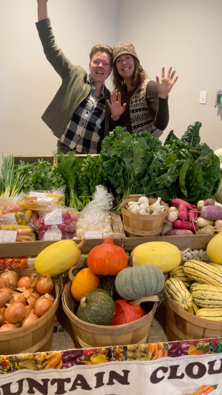 Come see us at the December winter market tomorrow at the library from 10am to 2pm! So grateful we get to share this golden food with y’all. And thanks to @farmersmarketatsandpoint for putting on an epic winter farmers market!