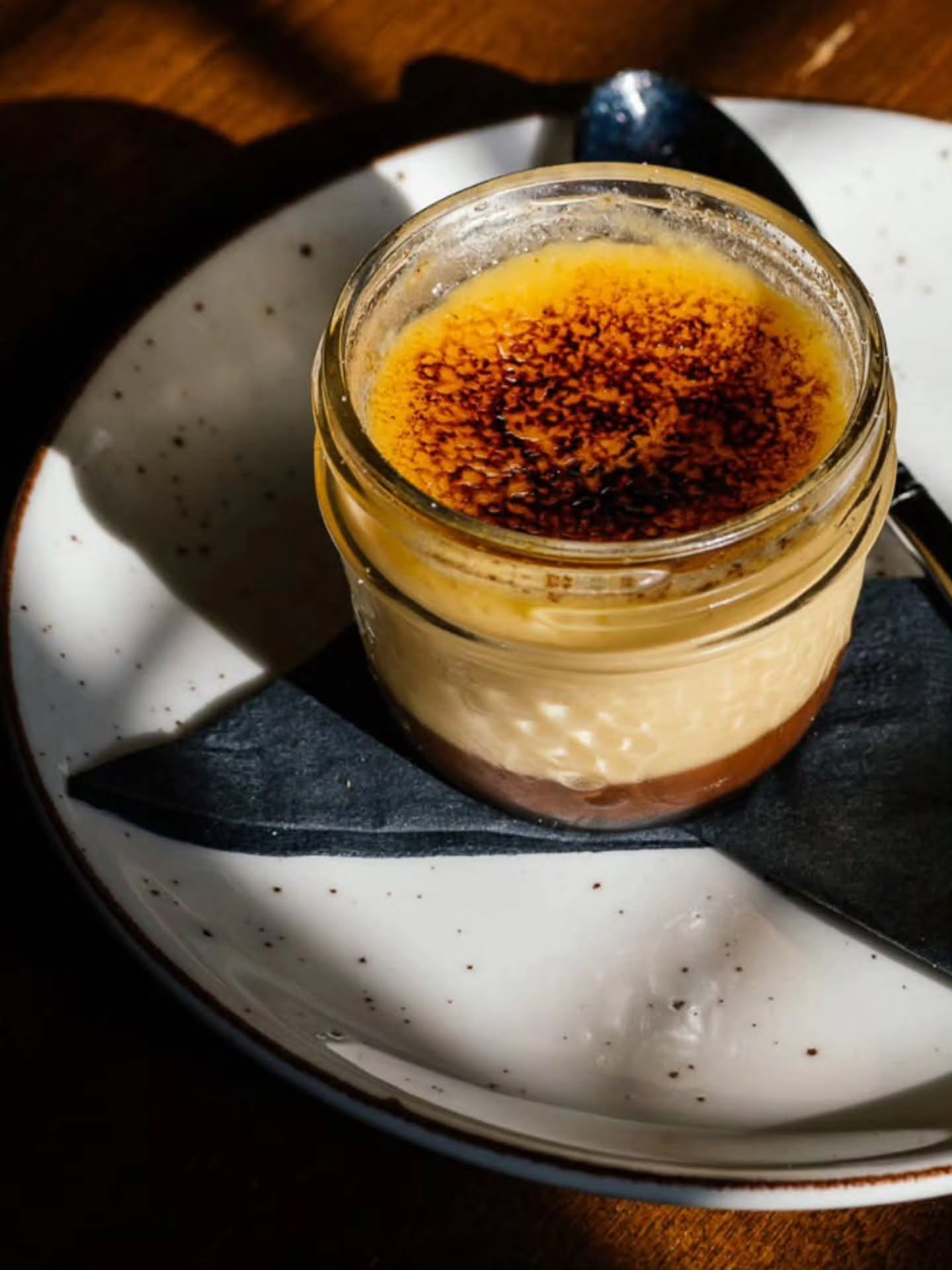 Crème Brûlée | Baileys custard on chocolate espresso ganache