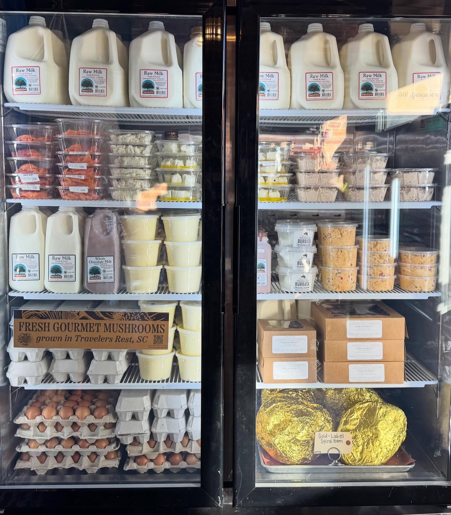 Try the Fromage Blanc….#woohoo *
*
*
*
*
#stocked #locked #loaded #dairy #local #revivalbutchery #greenvillesc #upstatesc #lovewhereyoulive #getsome #yesplease #rawmilk