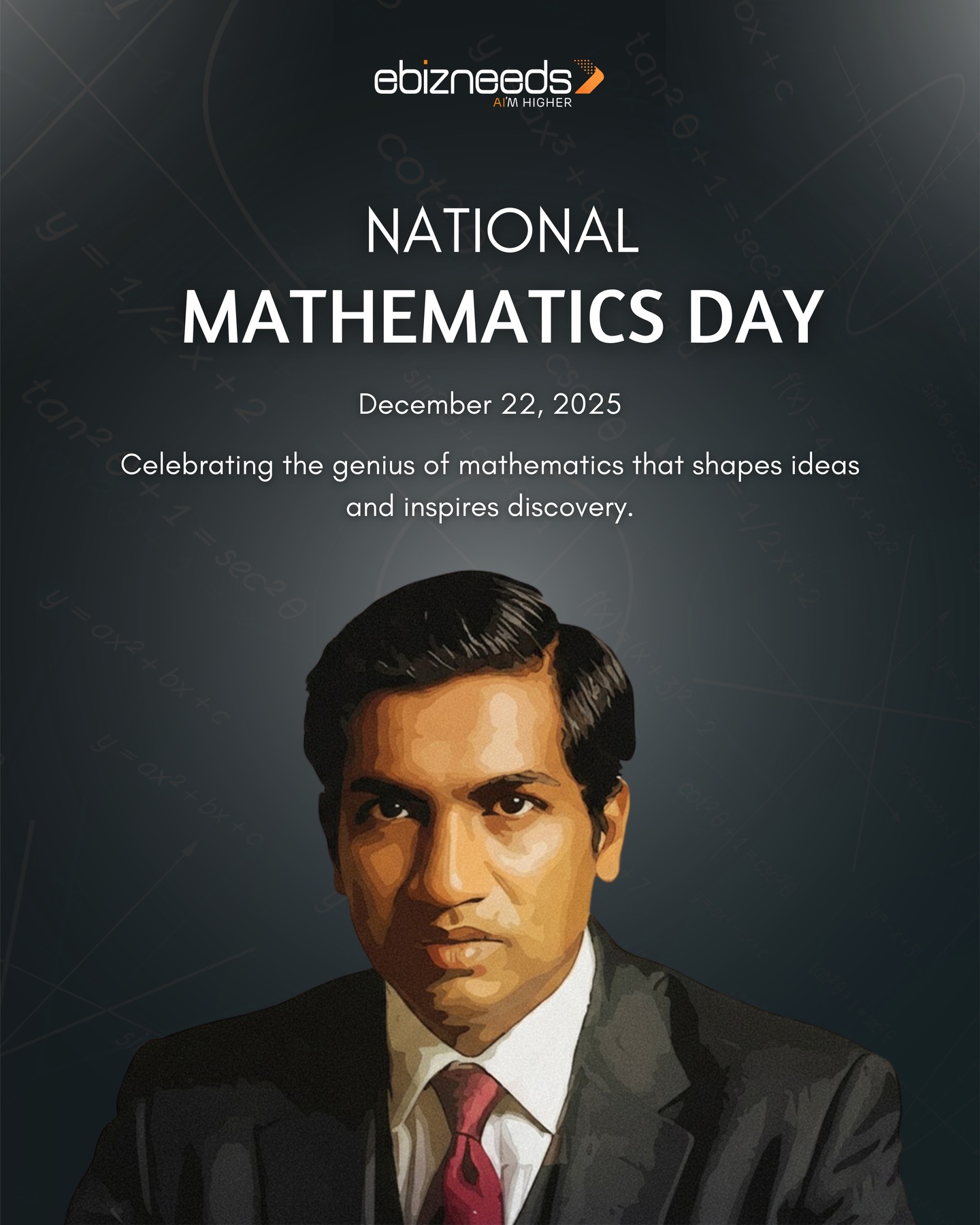 Behind every great algorithm is strong mathematics.
This Mathematics Day, ebizneeds celebrates the logic that powers technology and innovation.
#MathematicsDay #ebizneeds #TechPoweredByMath #LogicBehindInnovation #DigitalExcellence