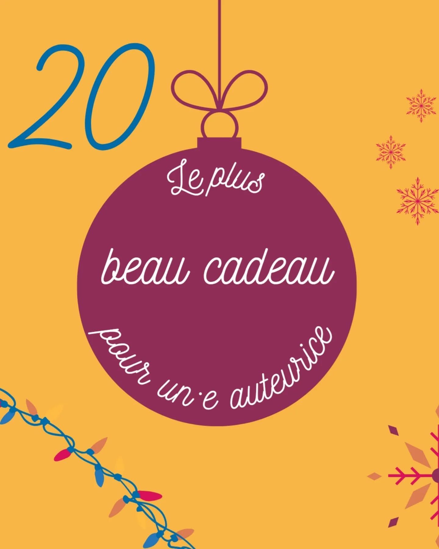 T'es auteur ou autrice ? C'est quoi le plus beau cadeau que tu pourrais avoir a Noël ?
Et si t'en as autour de toi, ça te donnera des idées !
#xmas #auteur #autrice
@larelectrice @betty_ncd