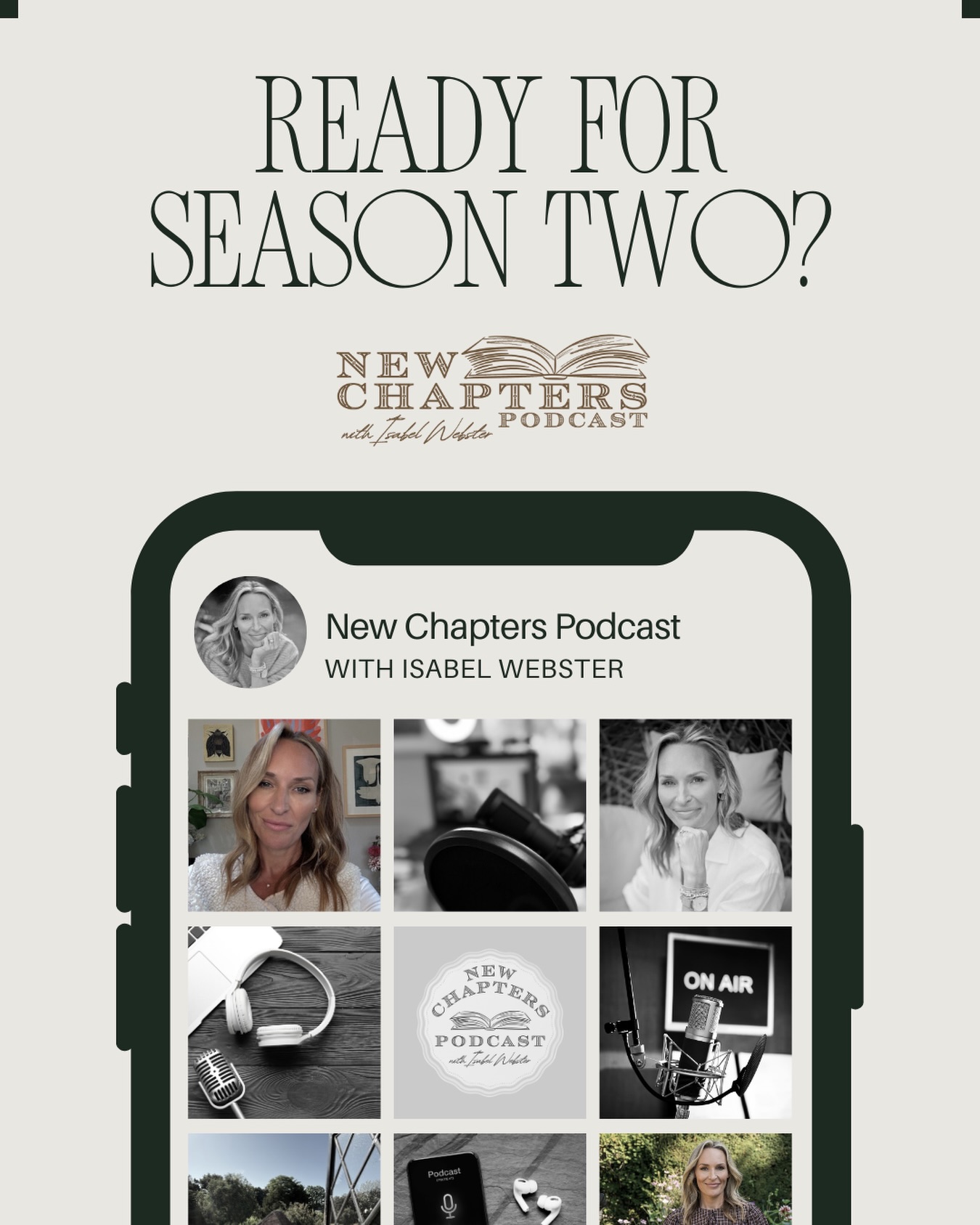 Excited to tell you that production of Season Two has been underway.
I’ve got a number of amazing guests lined up as well as some other exciting projects to share.
Thank you for your support so far… I’ll hope you stay with me into 2026 xxx
