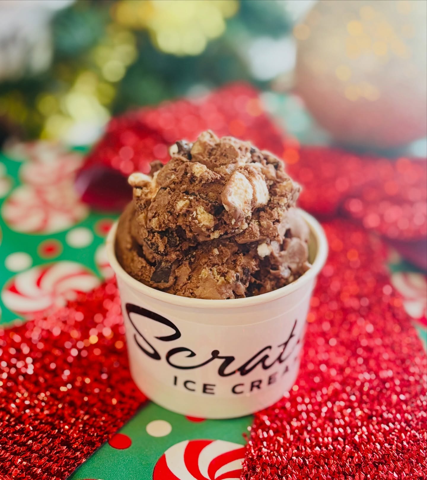Only today and tomorrow to stock up on all your ice cream needs ahead of the holiday. Today, the 22nd day of December we have S’more - chocolate ice cream with mini marshmallows, chocolate chips & graham cracker crumbs! Half off today only.