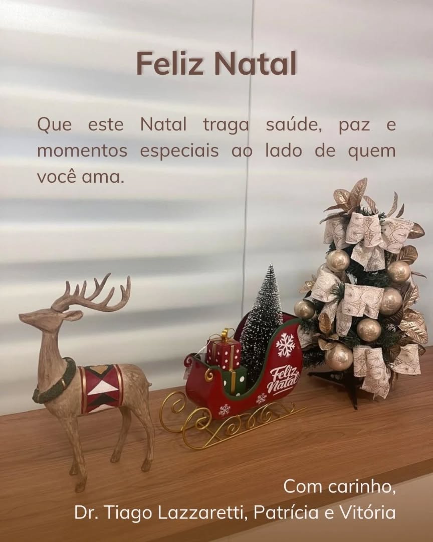 🎄 Feliz Natal!
O Natal é um convite para desacelerar, agradecer e cuidar de quem mais importa — inclusive de você.
Neste final de ano, desejamos que você tenha paz, saúde e momentos de muita alegria com a sua família!
Que seu Natal seja leve, iluminado e cheio de vida!
Com carinho,
Dr. Tiago Lazzaretti, Patrícia e Vitória
#Natal #Ortopedia #FelizNatal #traumatologia #DrTiagoLazzaretti