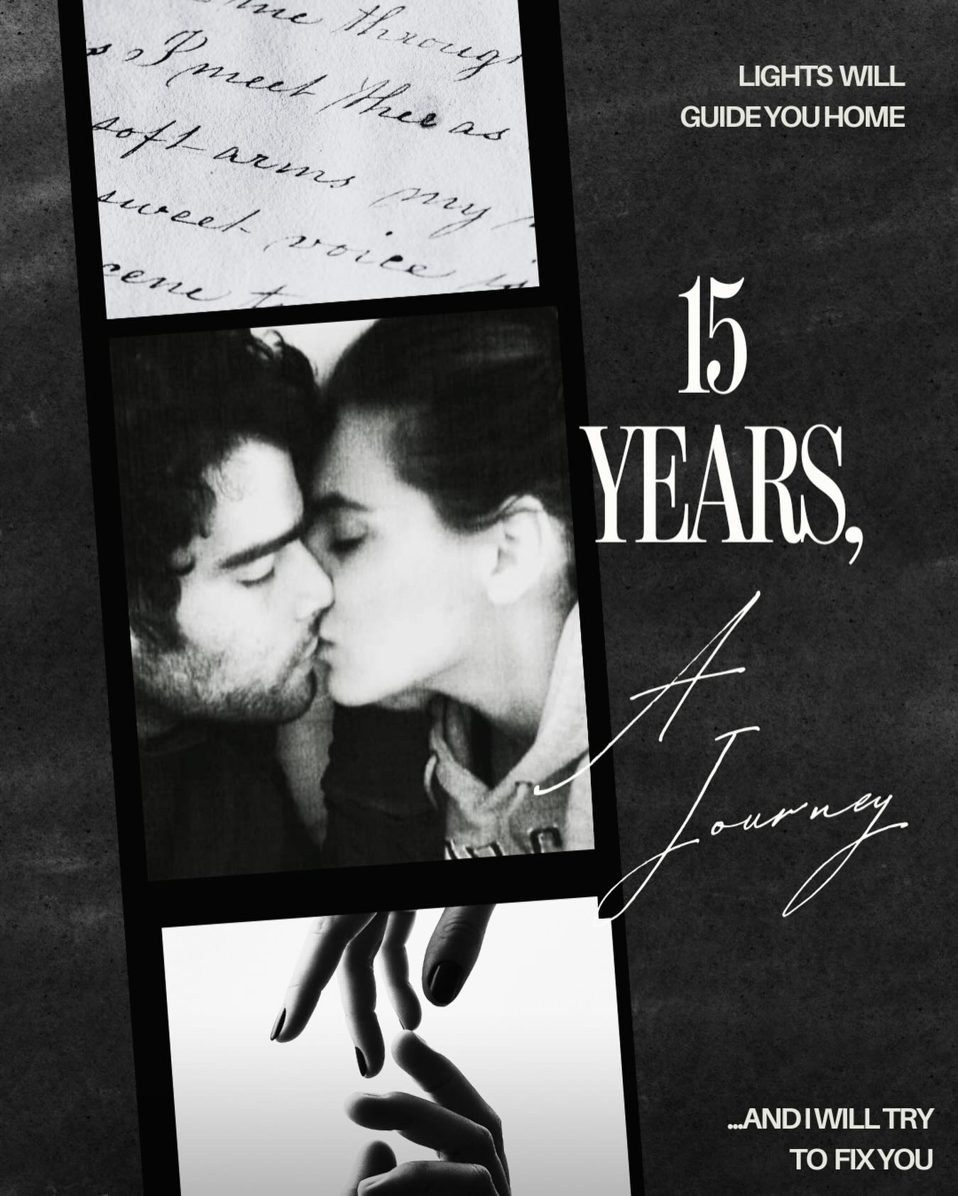 Fifteen years ago we began a journey- you have been the light that never stopped guiding me home. Through many years, growing and building a life together, you have demonstrated what devotion, tenderness, forgiveness and choosing each other again and again has the power to do. I love you Steven ❤️ Thank you for 15 years and here is to many more to come ✨